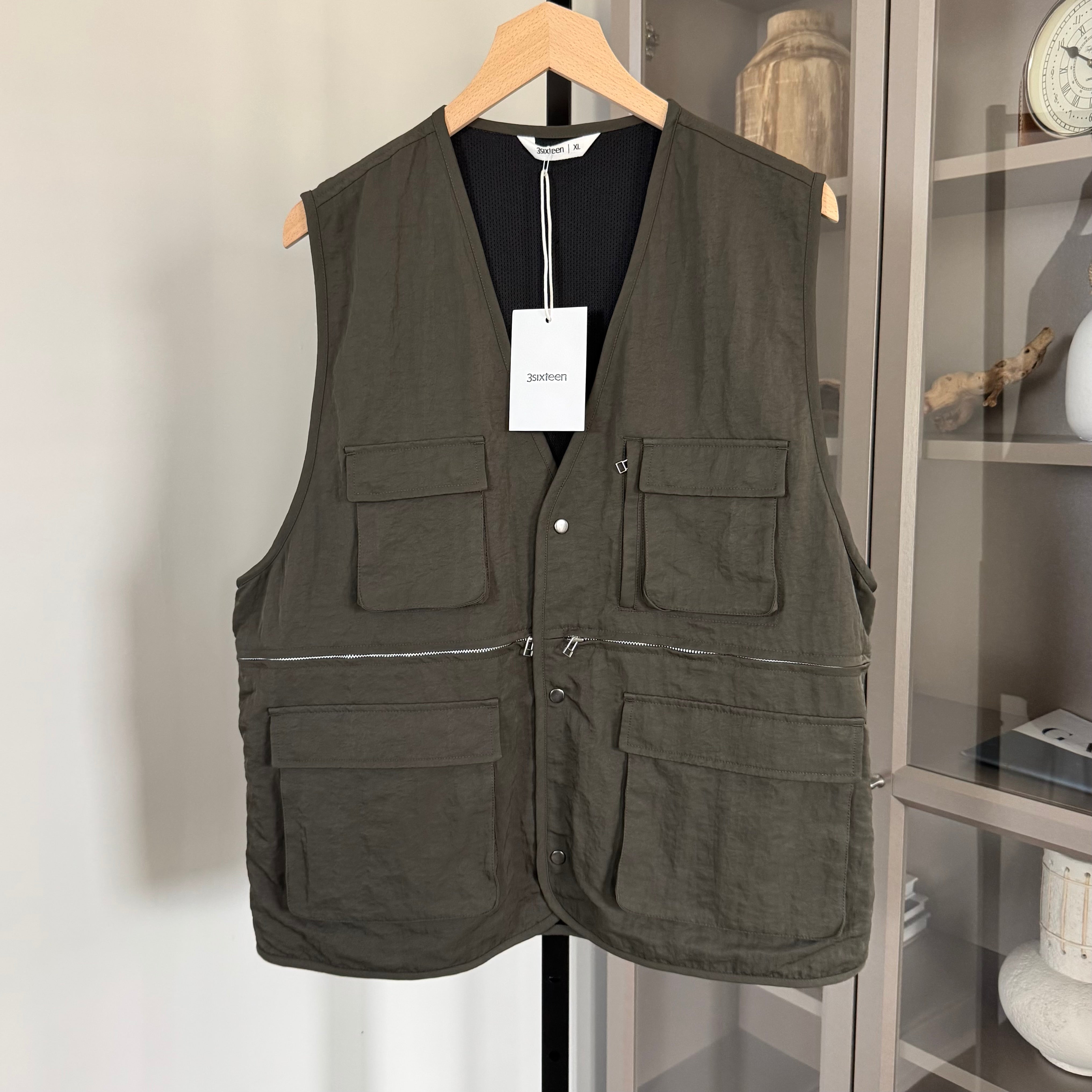 3sixteen Field Wrinkle Nylon Vest – The Closet New York