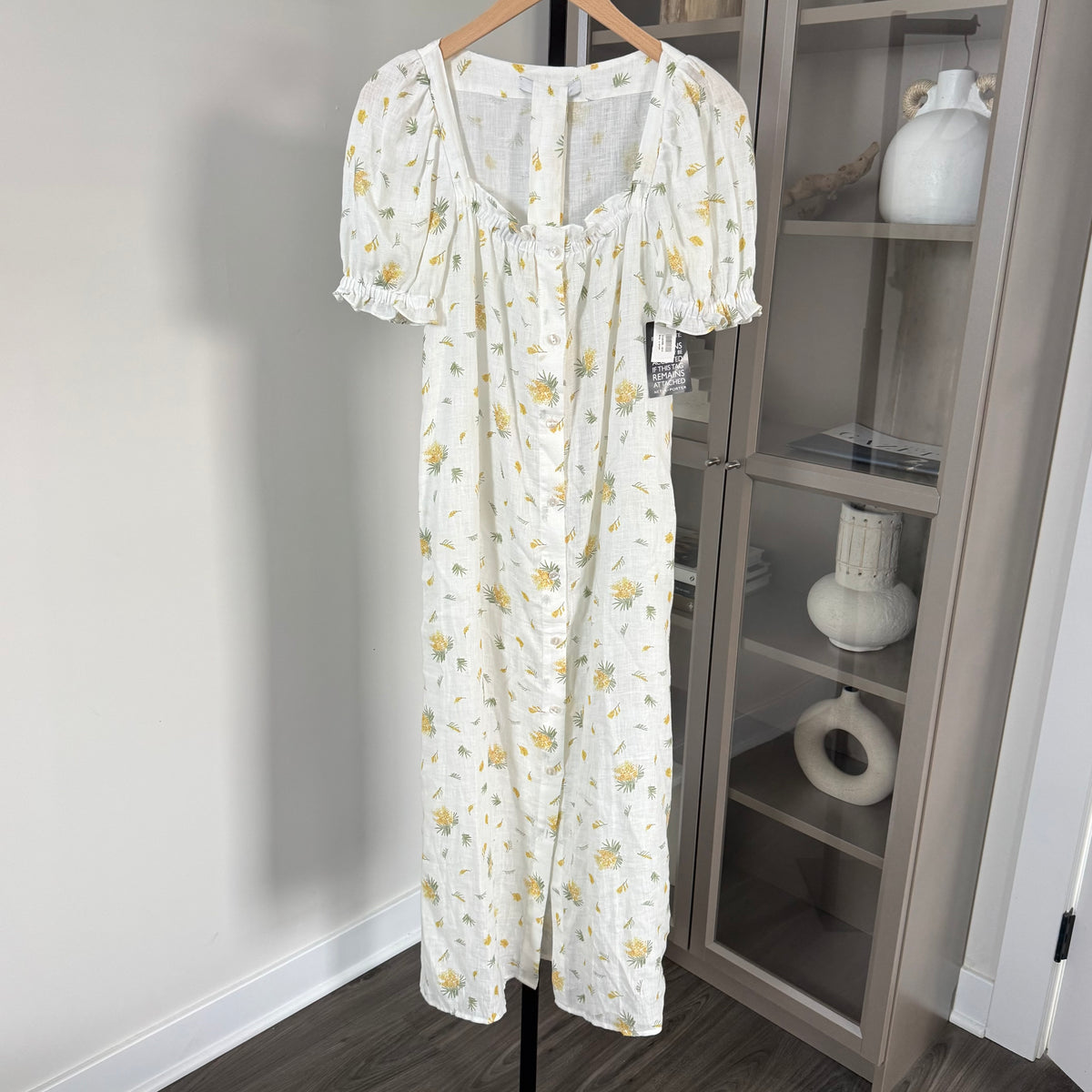 Sleeper Brigitte Linen Midi Dress – The Closet New York