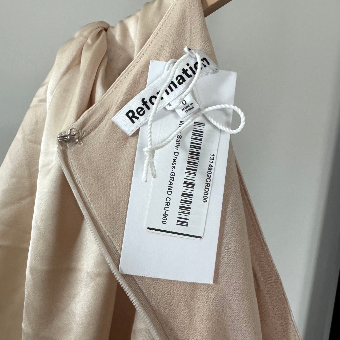 Reformation Vida Satin Dress