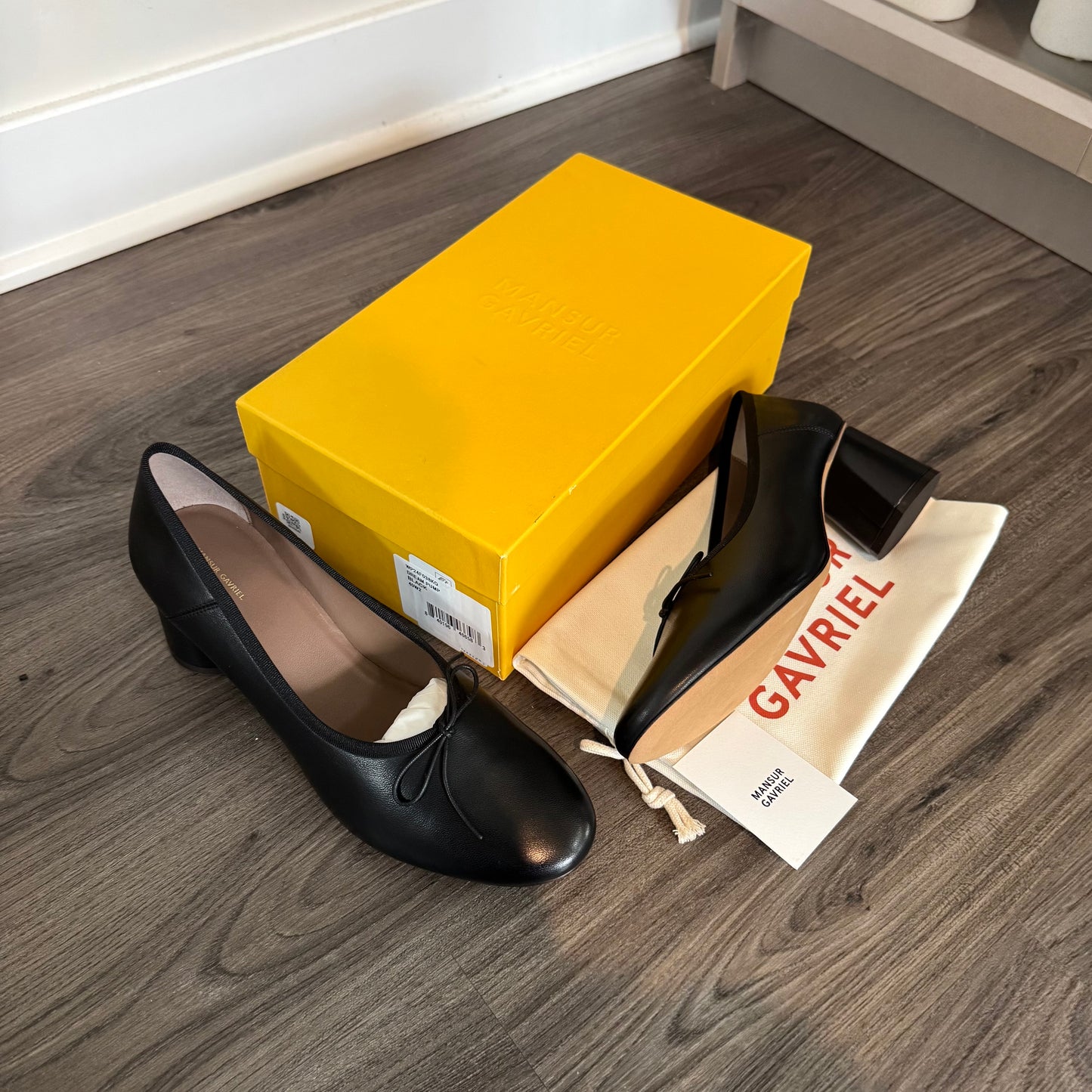 Mansur Gavriel Dream Bow Heel Pumps