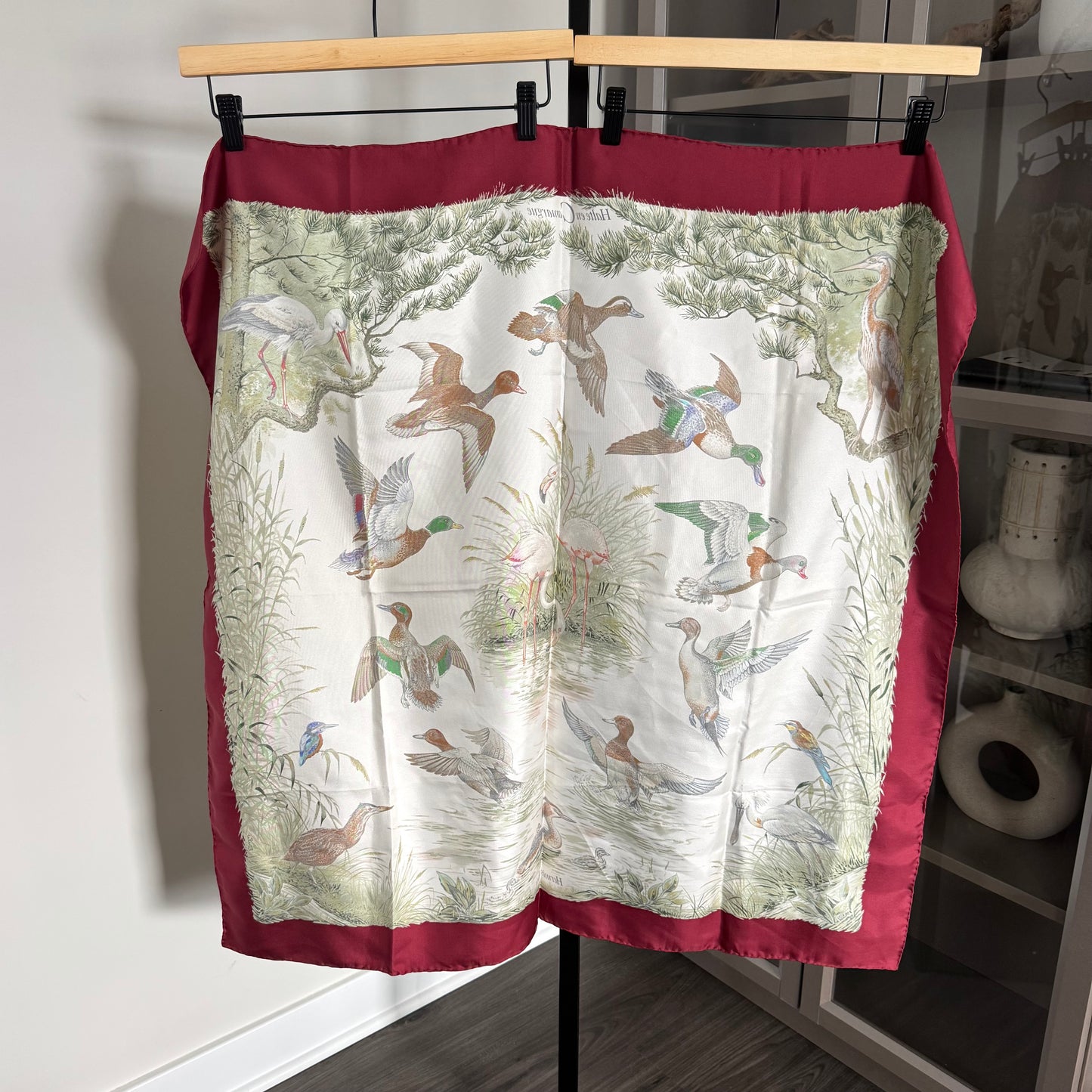 Hermes Paris Bird Silk Scarf