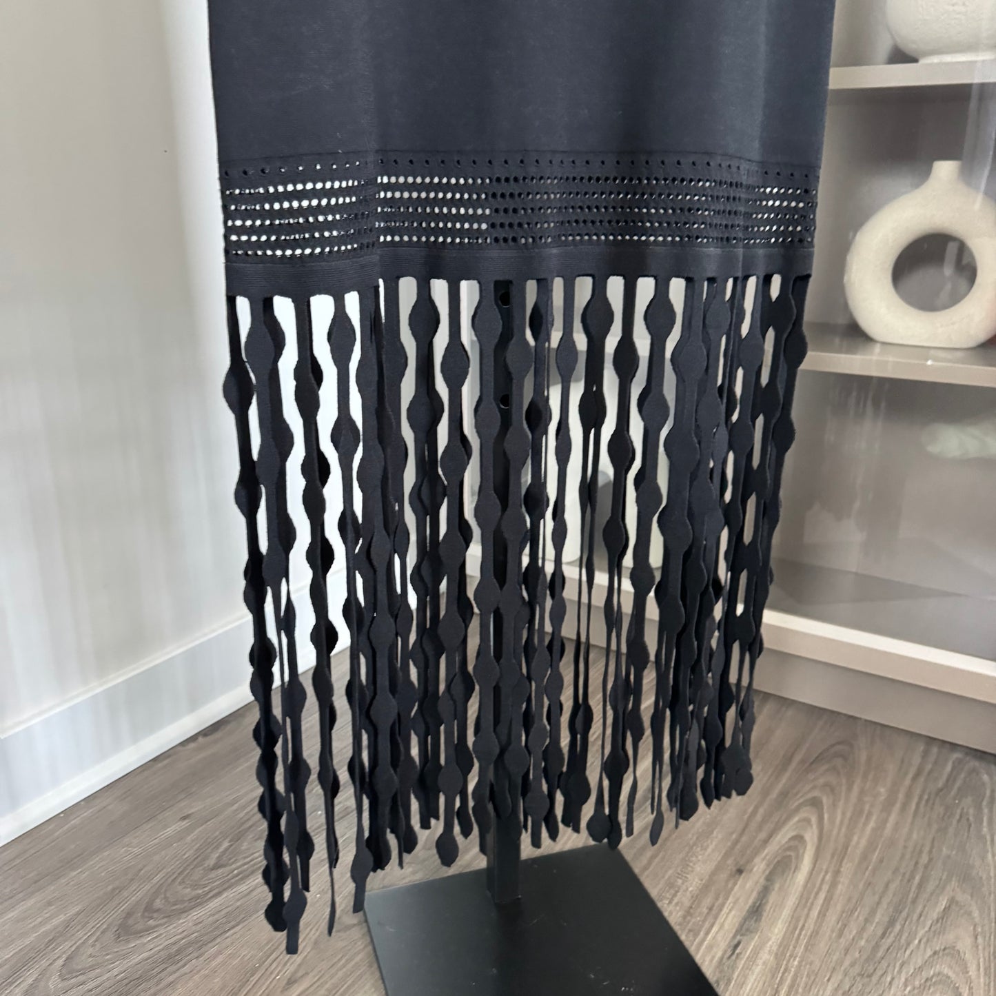 Simkhai Signa Fringe Trim Dress