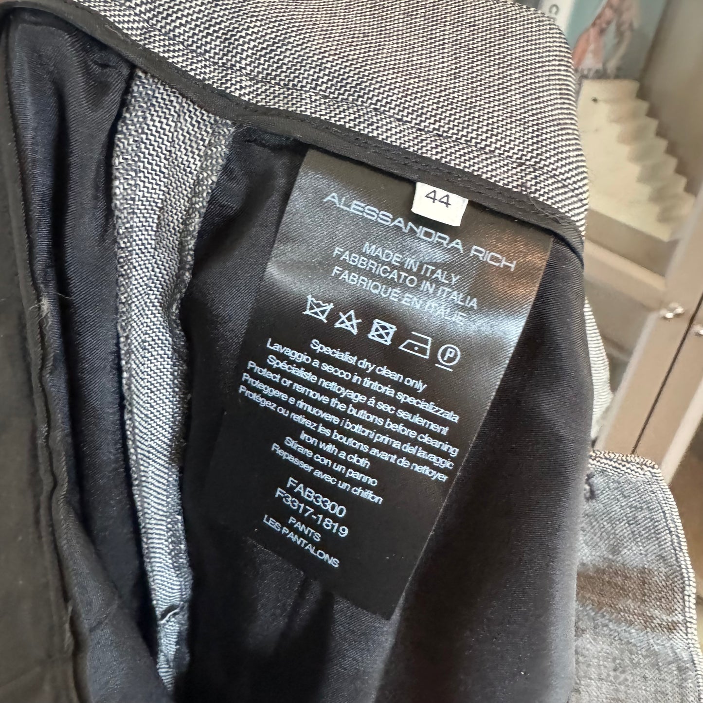Alessandra Rich Wool Trousers