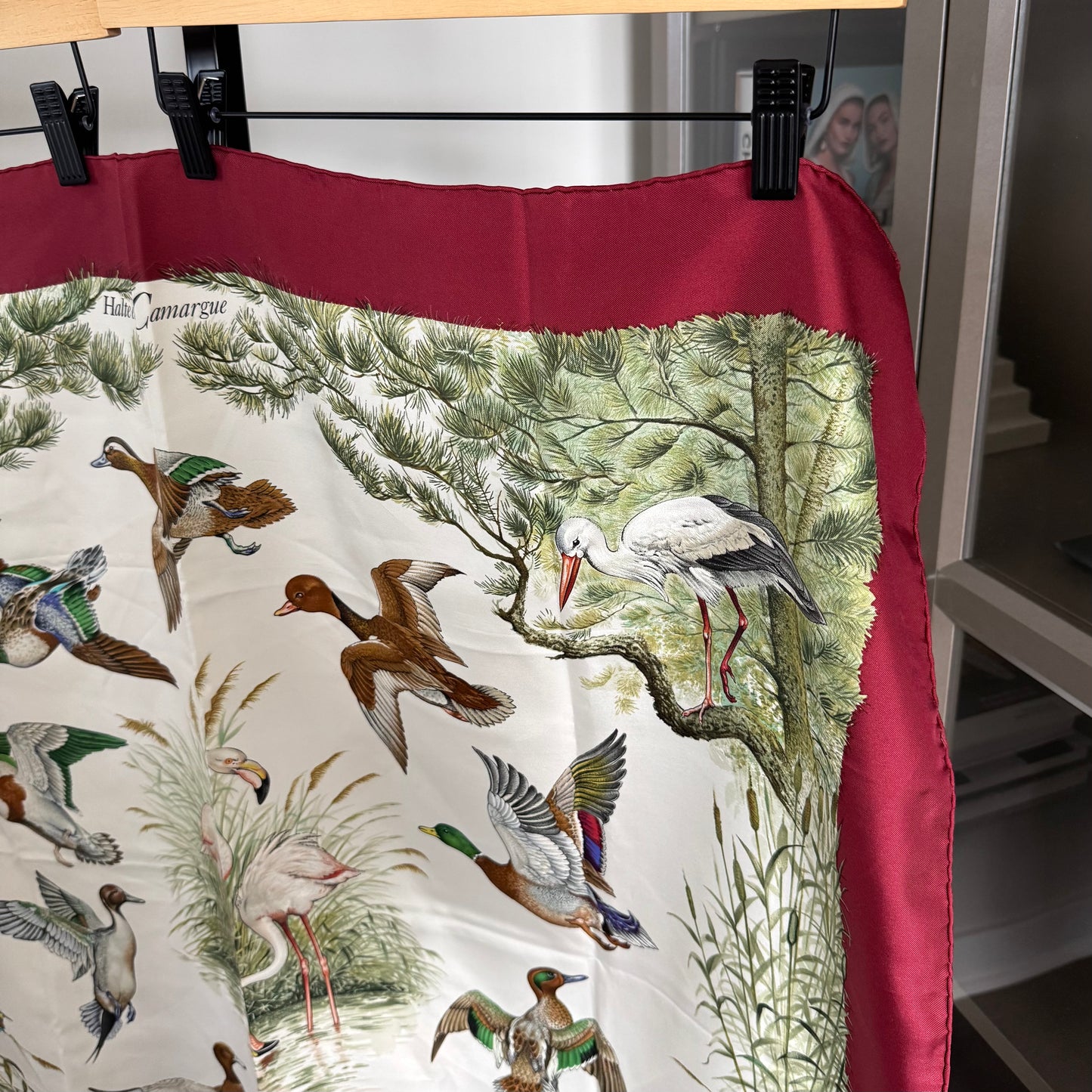 Hermes Paris Bird Silk Scarf
