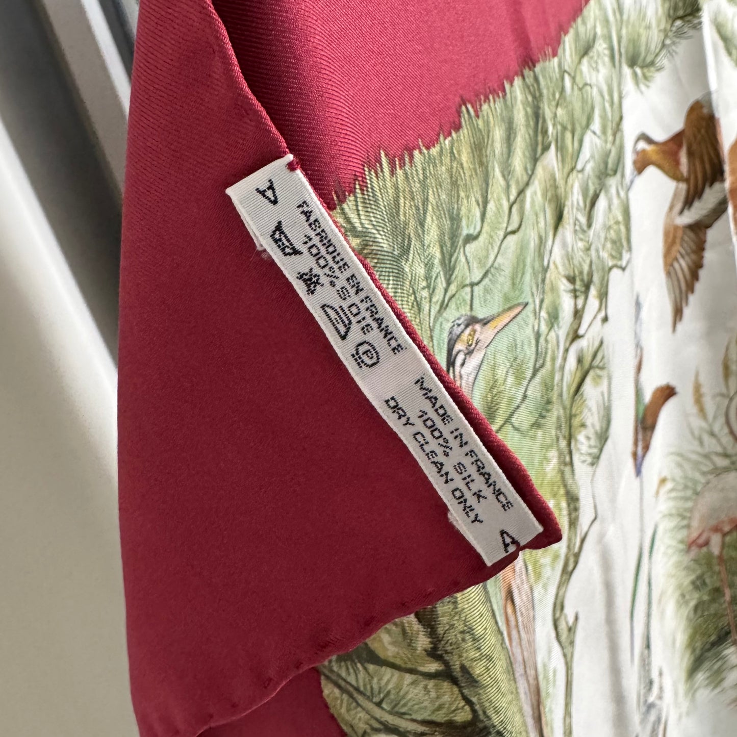 Hermes Paris Bird Silk Scarf