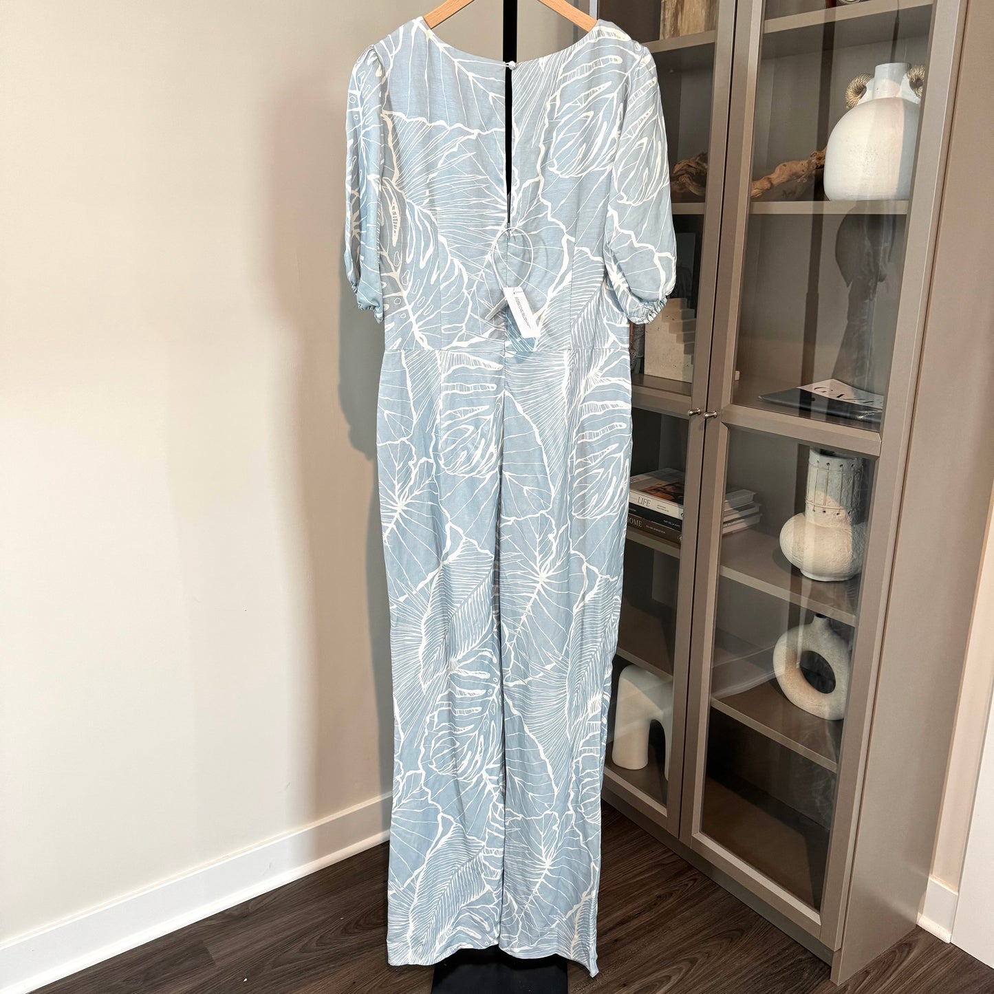 Marchesa Notte Tie Front Jumpsuit