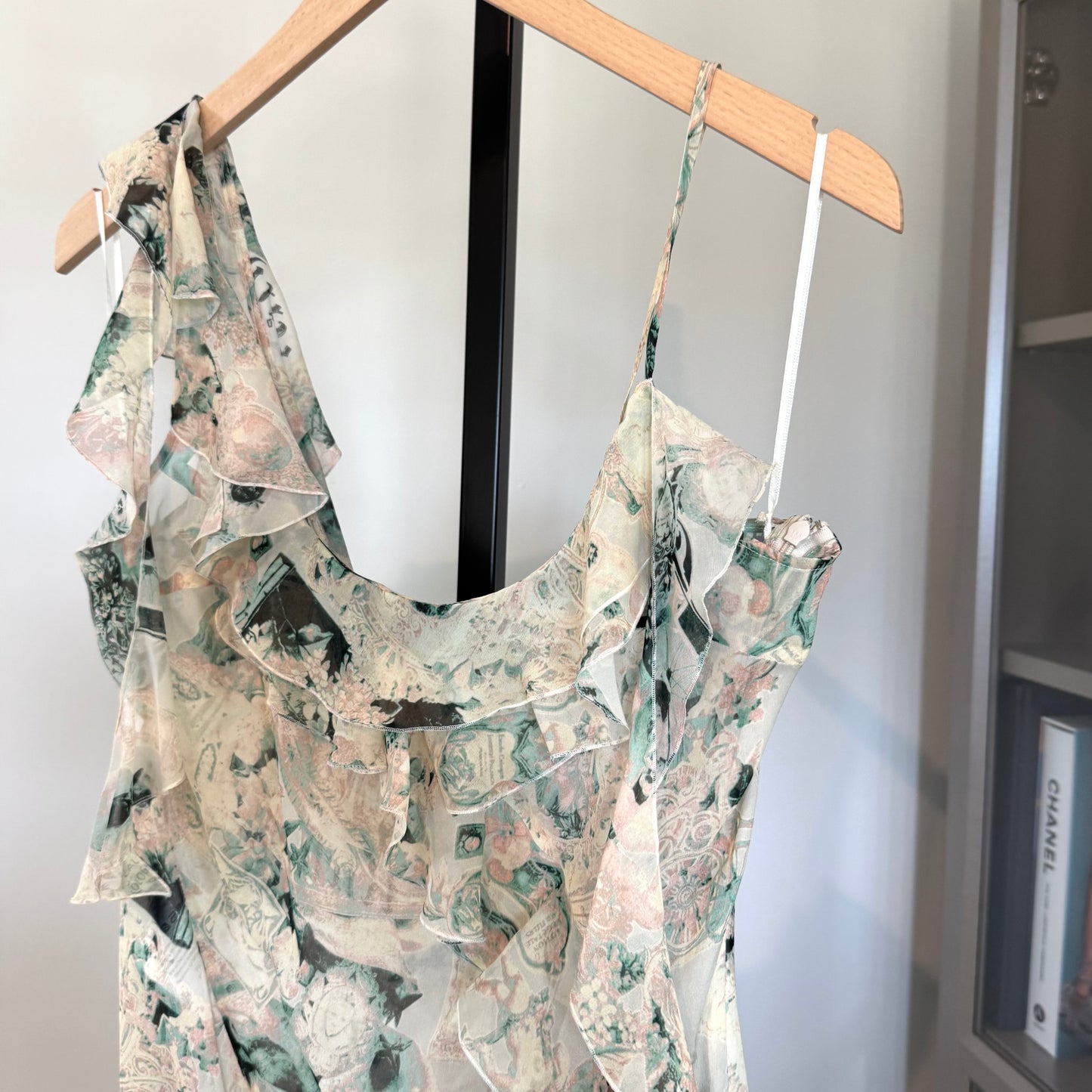 Alessandra Rich Belle Georgette Dress