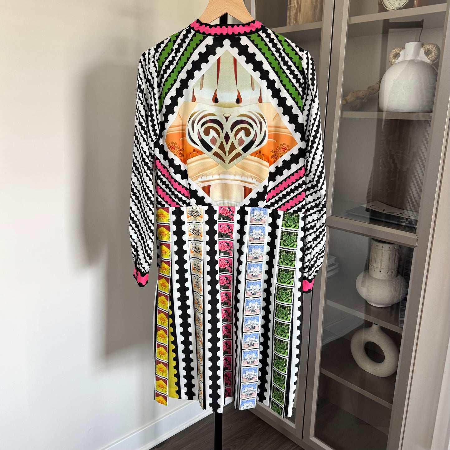 Mary Katrantzou Satin Midi Dress