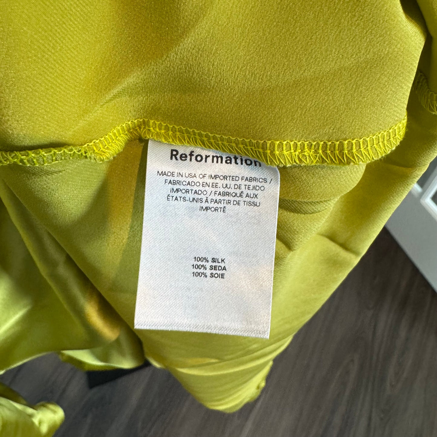 Reformation Dasha Silk Midi Dress
