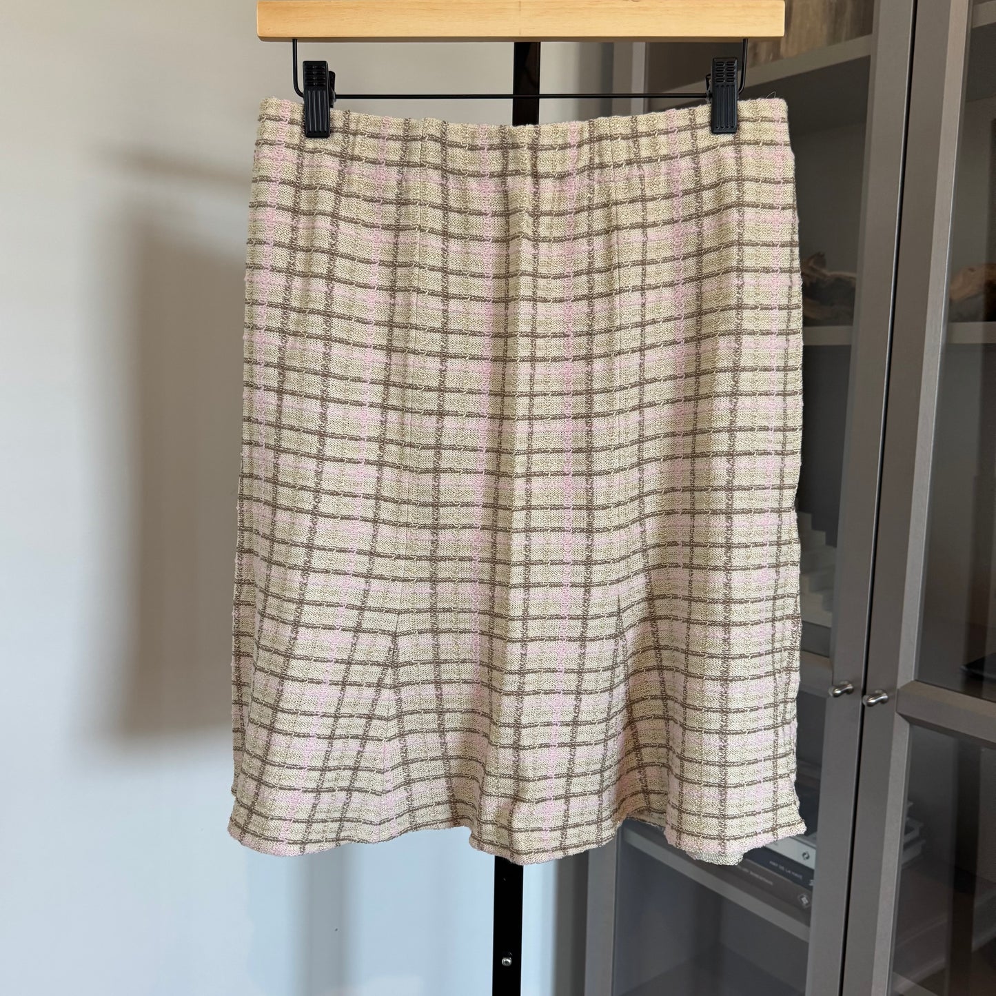 St. John Plaid Skirt Set