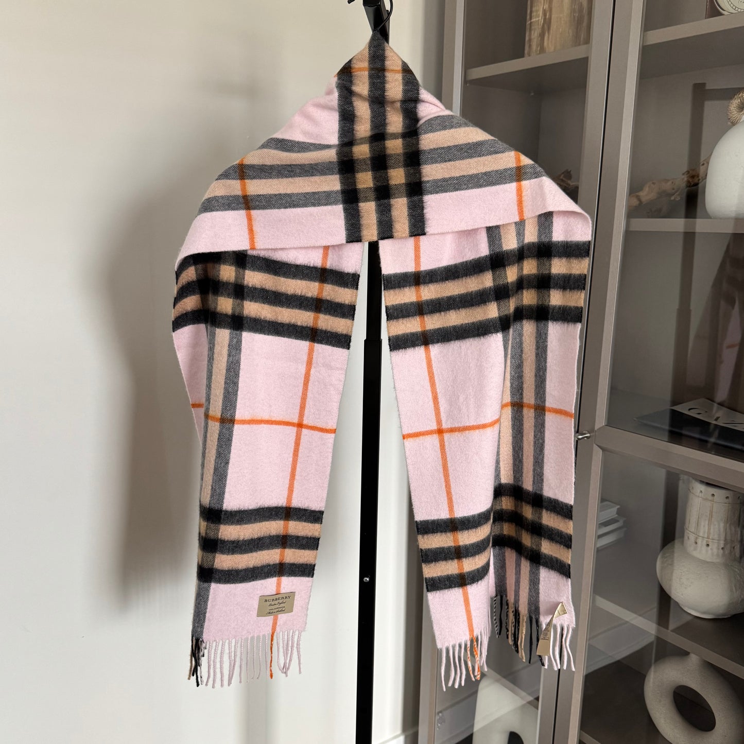 Burberry Cashmere Check Scarf