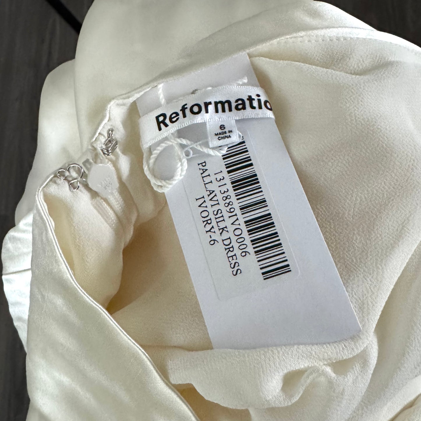 Reformation Pallavi Silk Dress