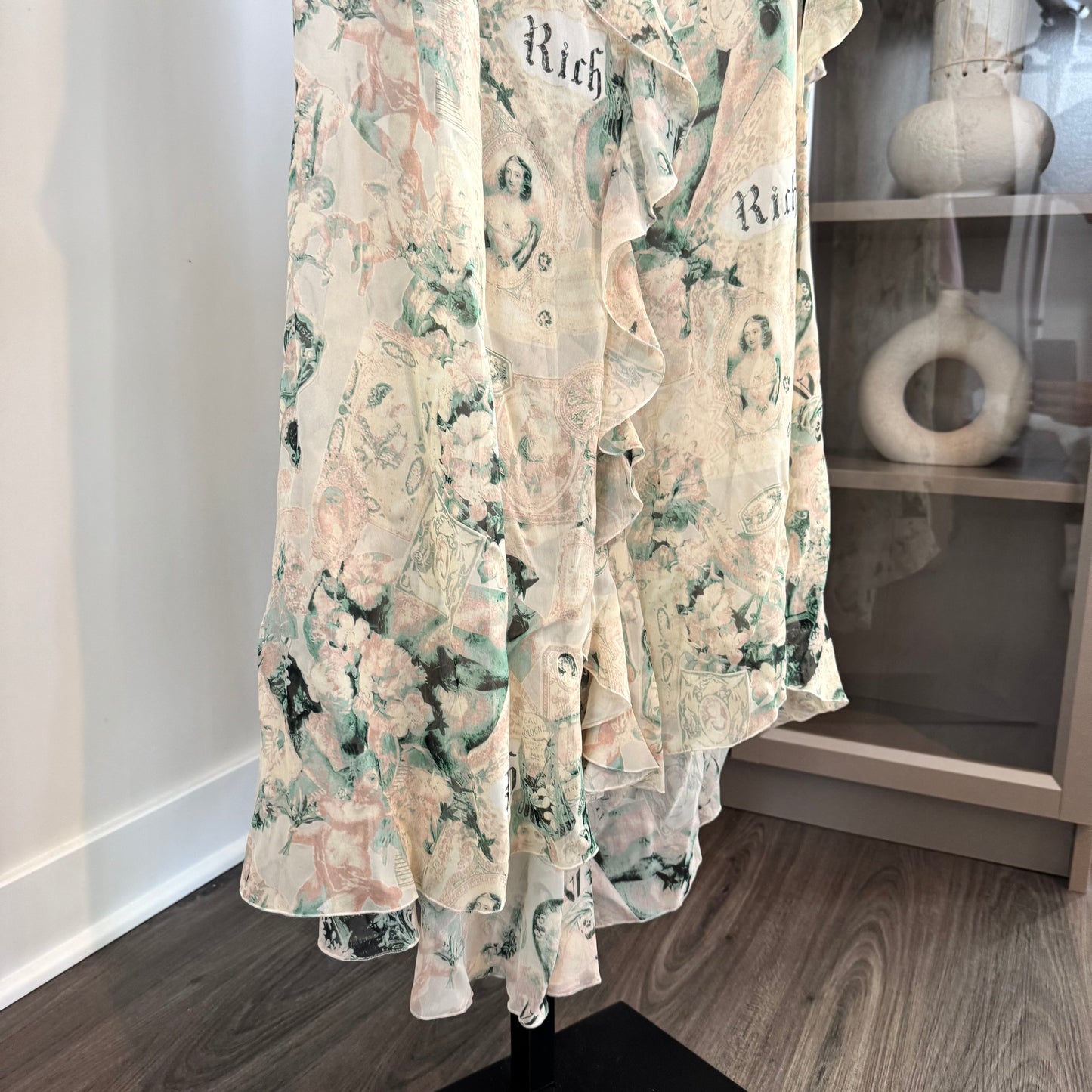 Alessandra Rich Belle Georgette Dress