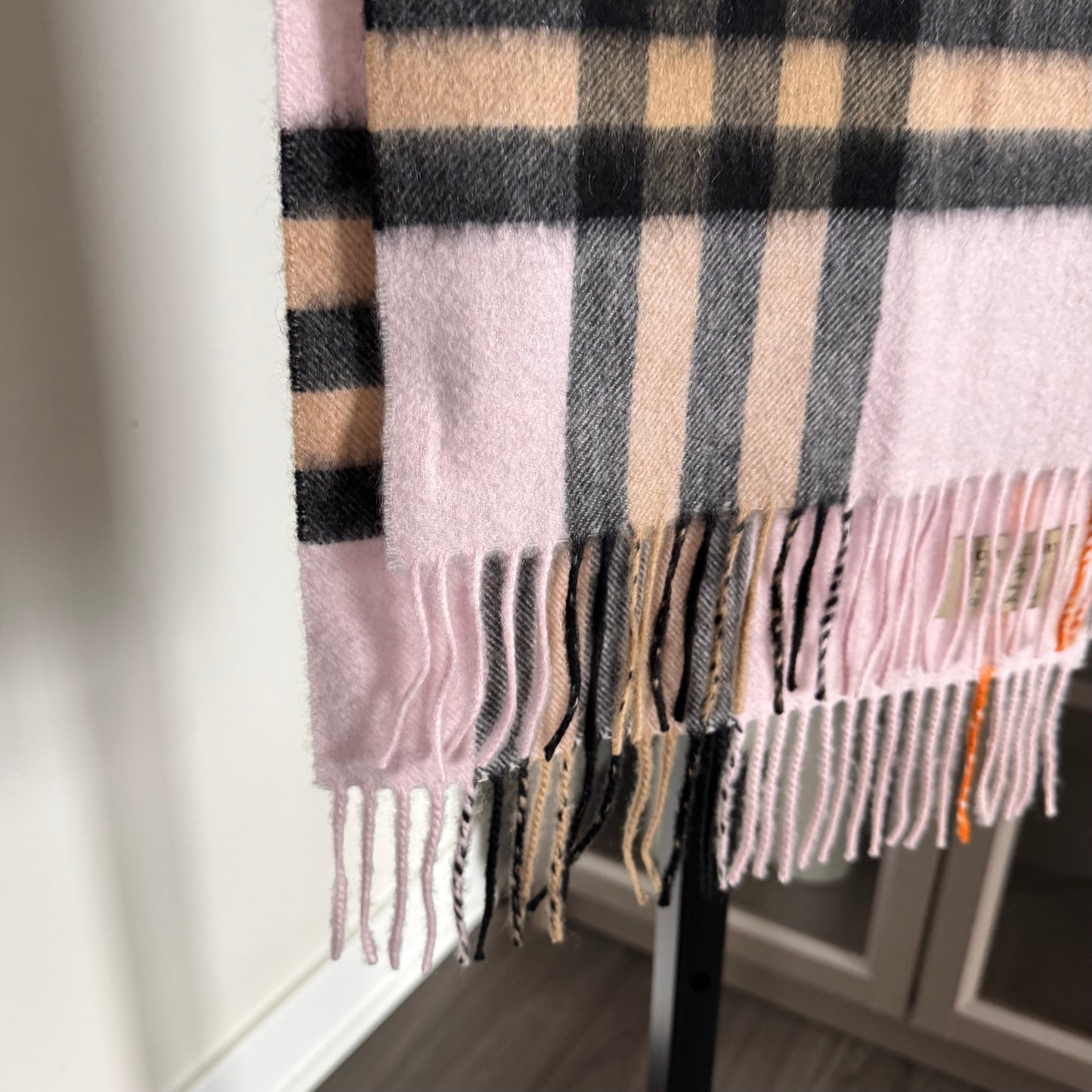 Burberry Cashmere Check Scarf