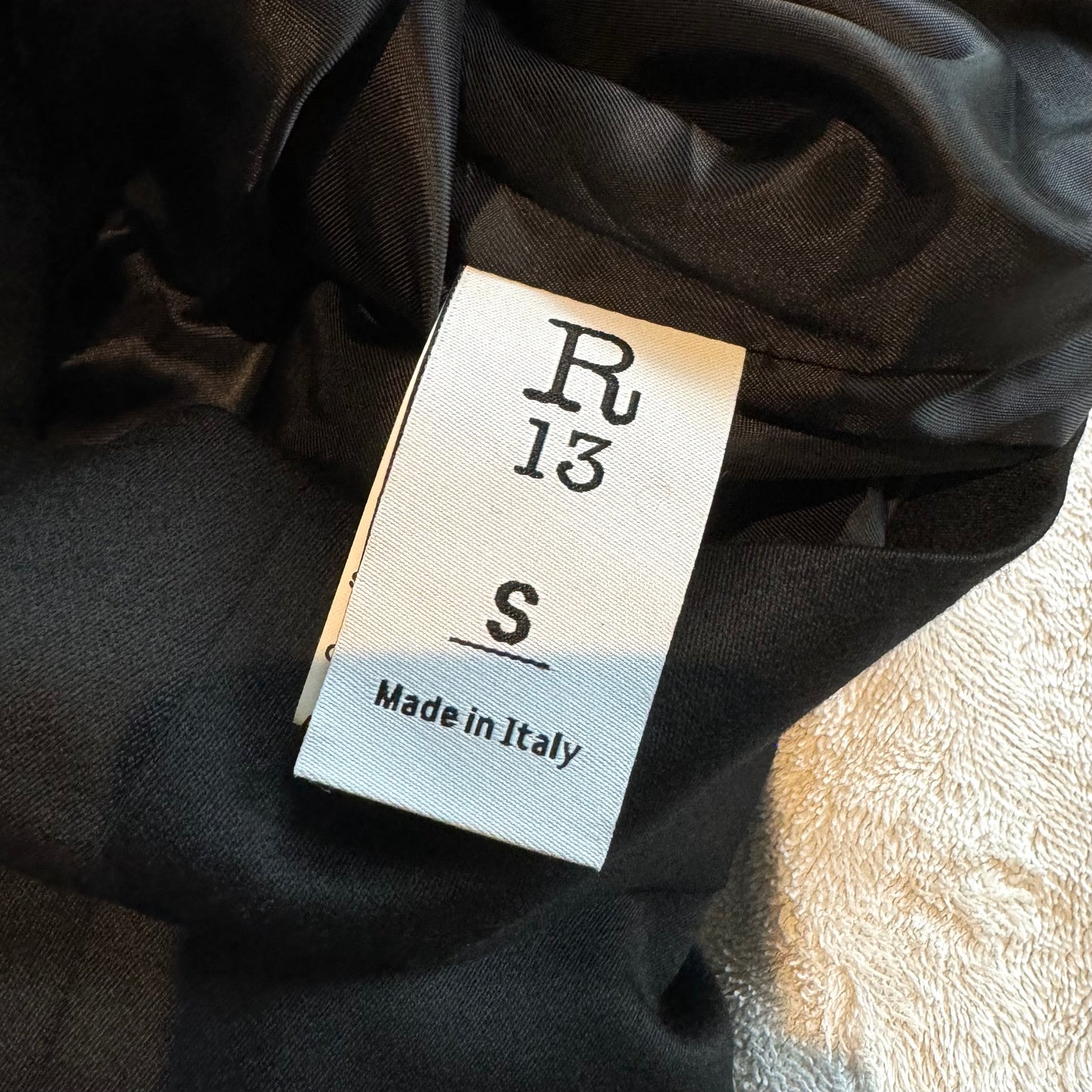 R13 Tuxedo Shorts Romper