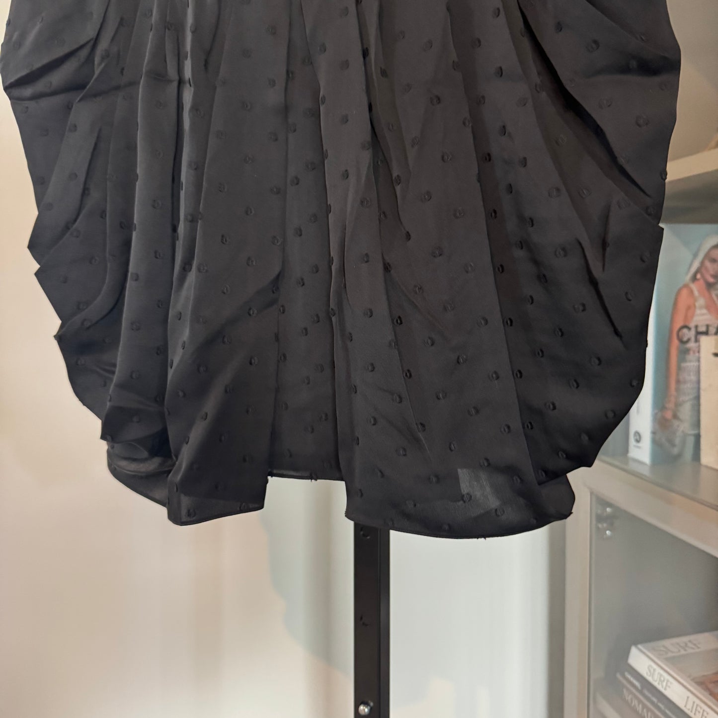 Saint Laurent Suddenly Silk Skirt