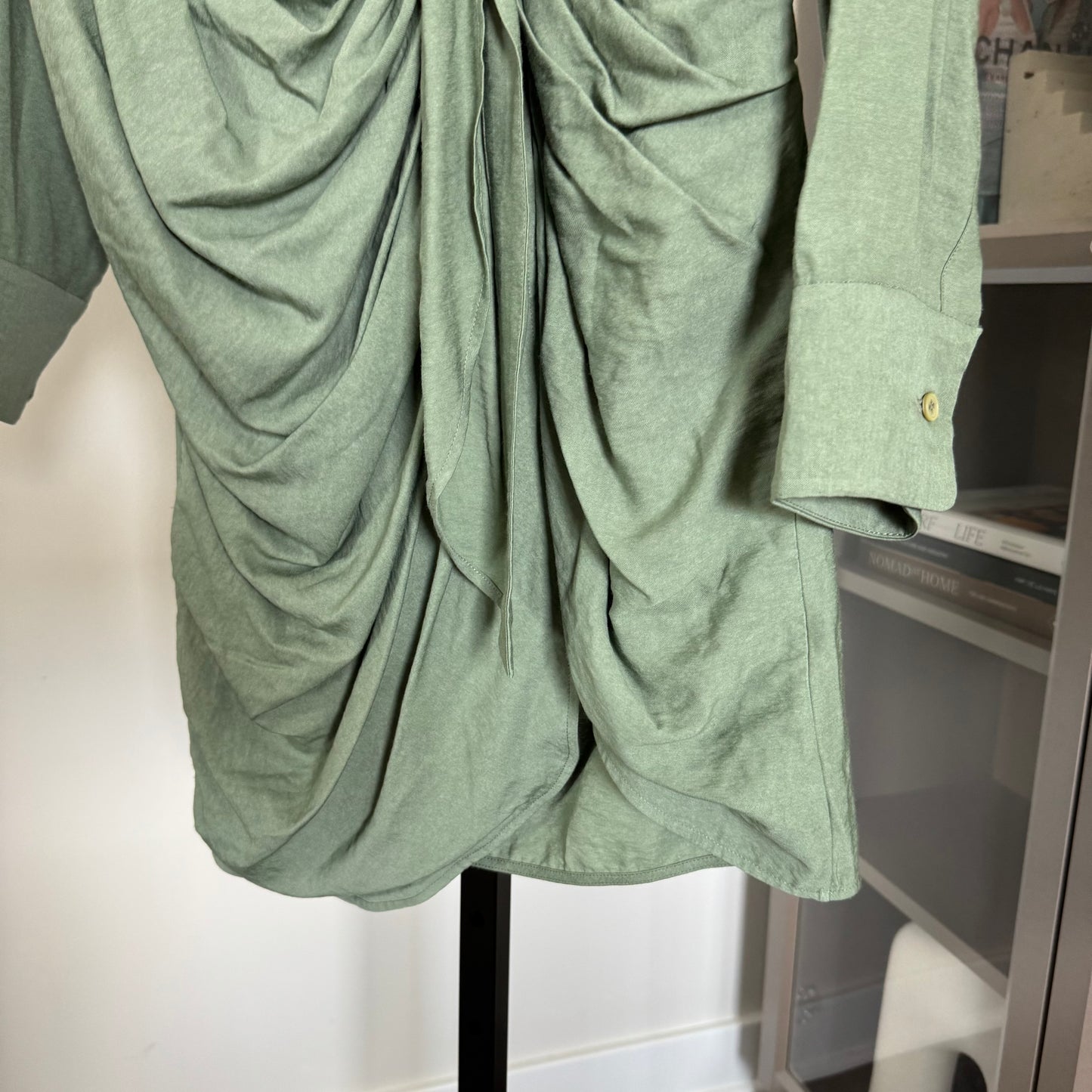 Jacquemus Le Raphia Shirt Dress