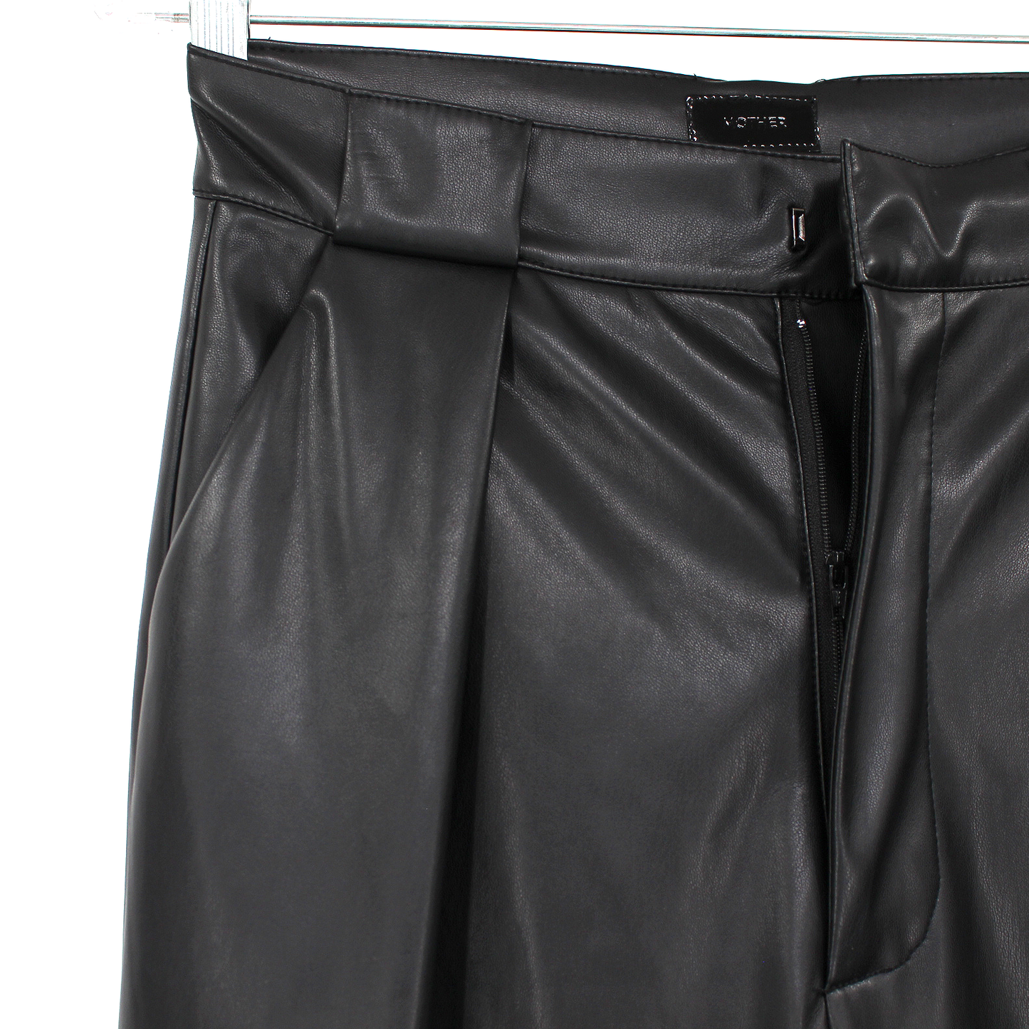 Mother Faux Leather Pants