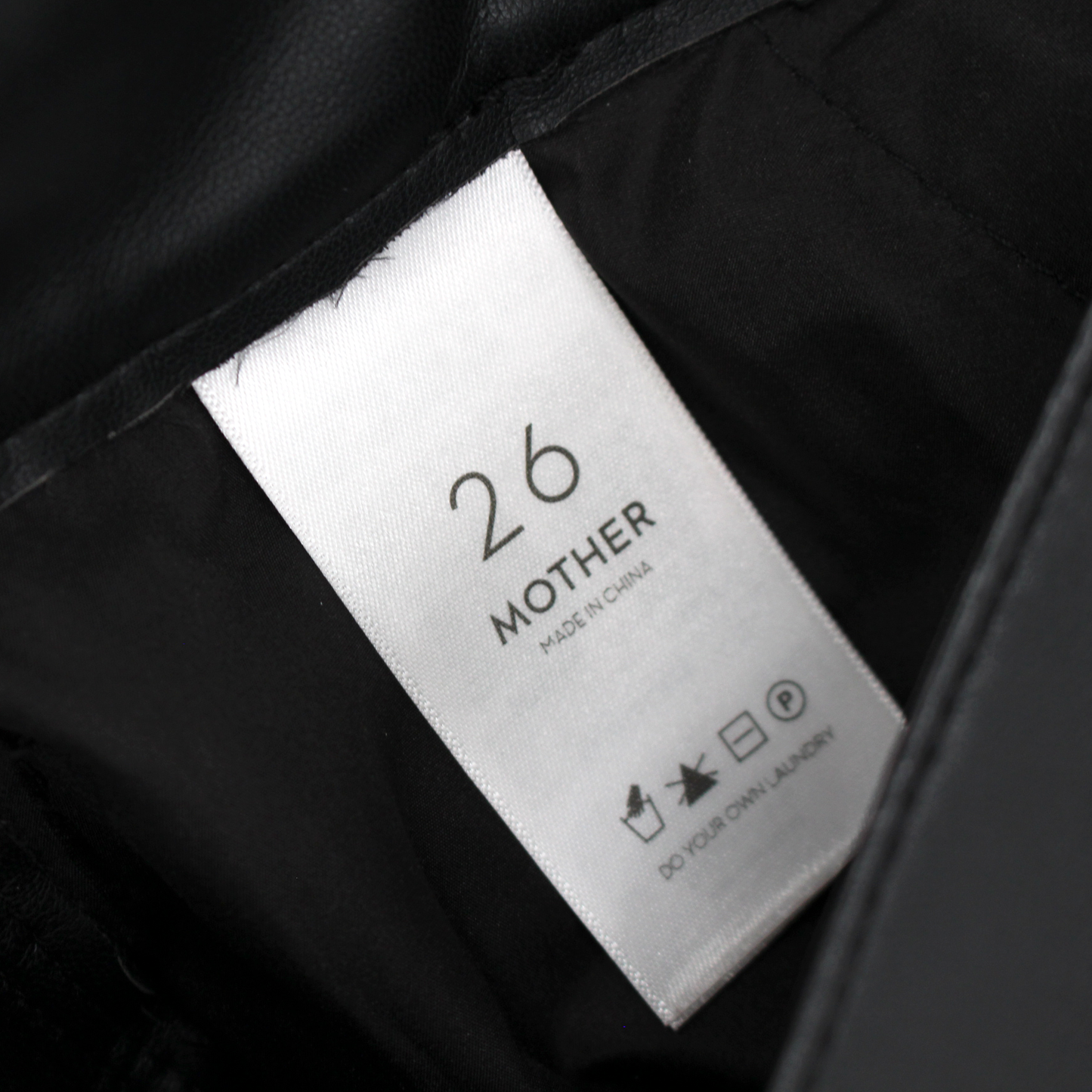 Mother Faux Leather Pants