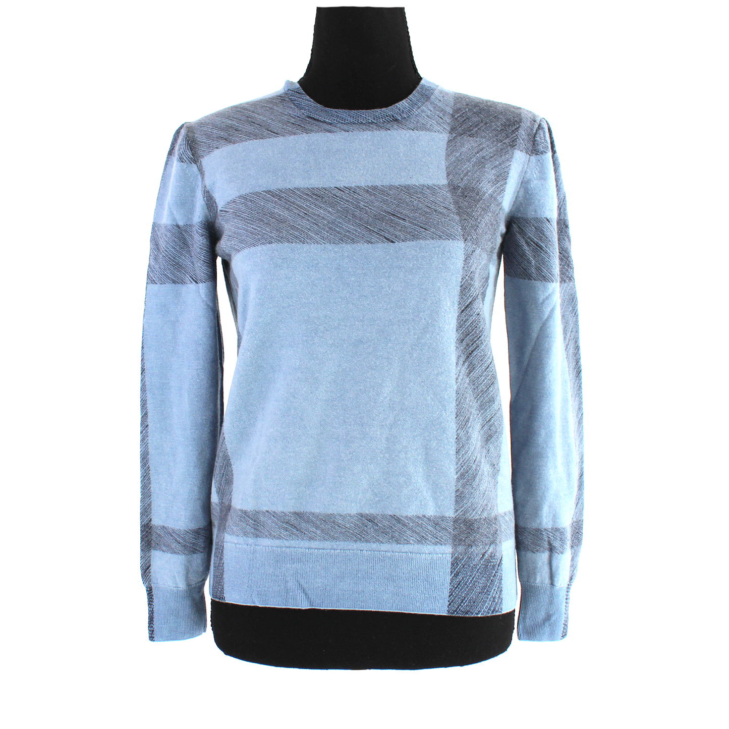 Burberry Crewneck Check Sweater