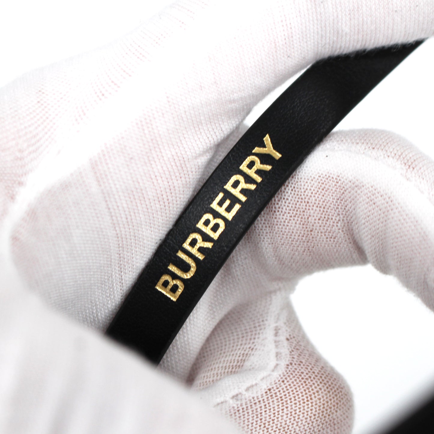 Burberry Leather Initial Bag Charm