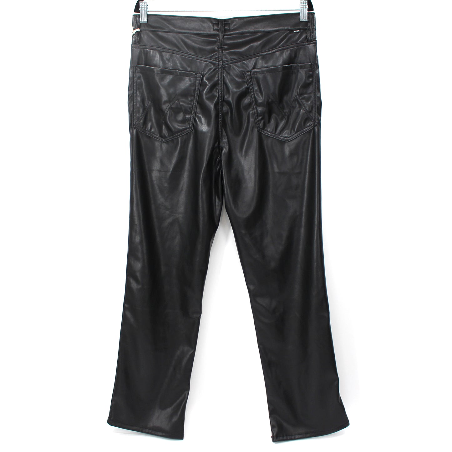 Mother Faux Leather Rider Pants