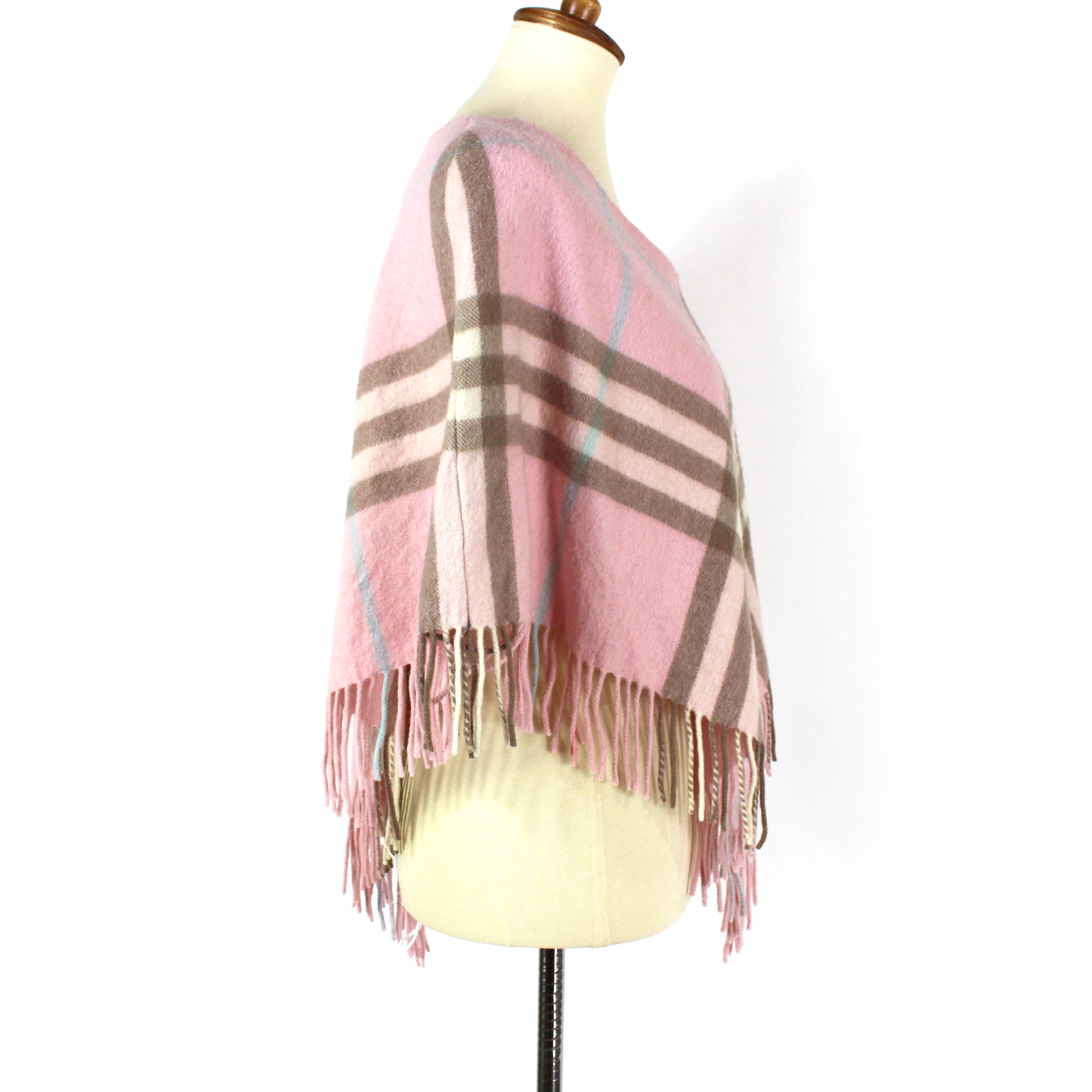 Burberry Cashmere Fringe Poncho