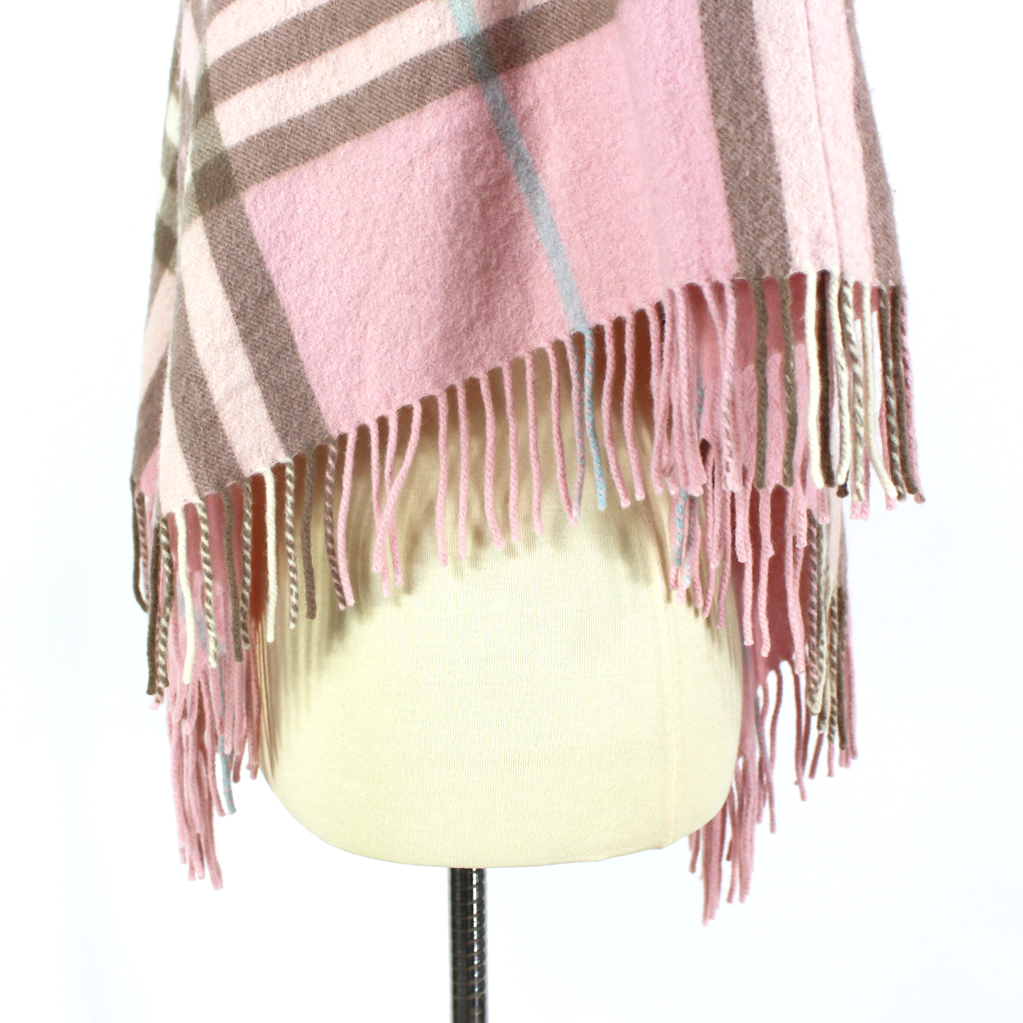 Burberry Cashmere Fringe Poncho