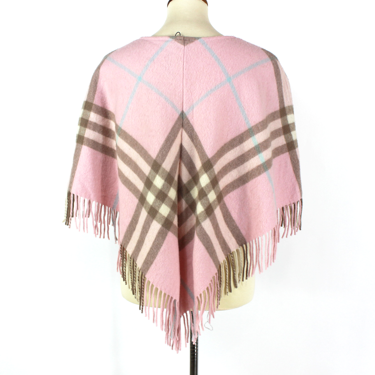 Burberry Cashmere Fringe Poncho