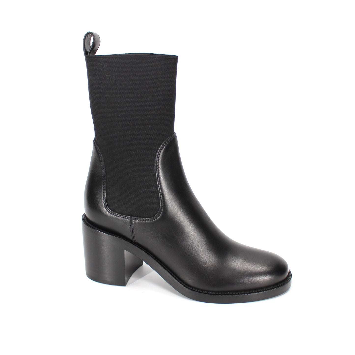 Burberry Lynton Leather Chelsea Booties