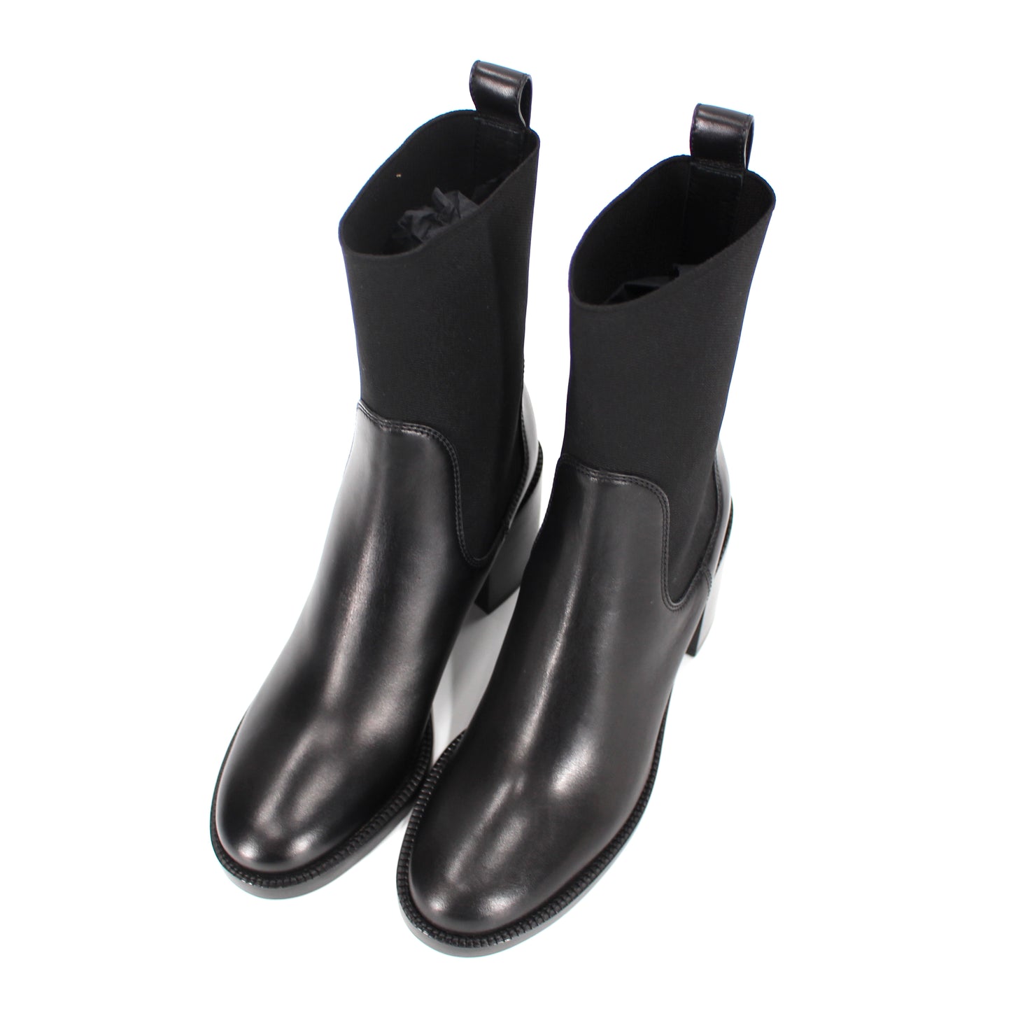 Burberry Lynton Leather Chelsea Booties