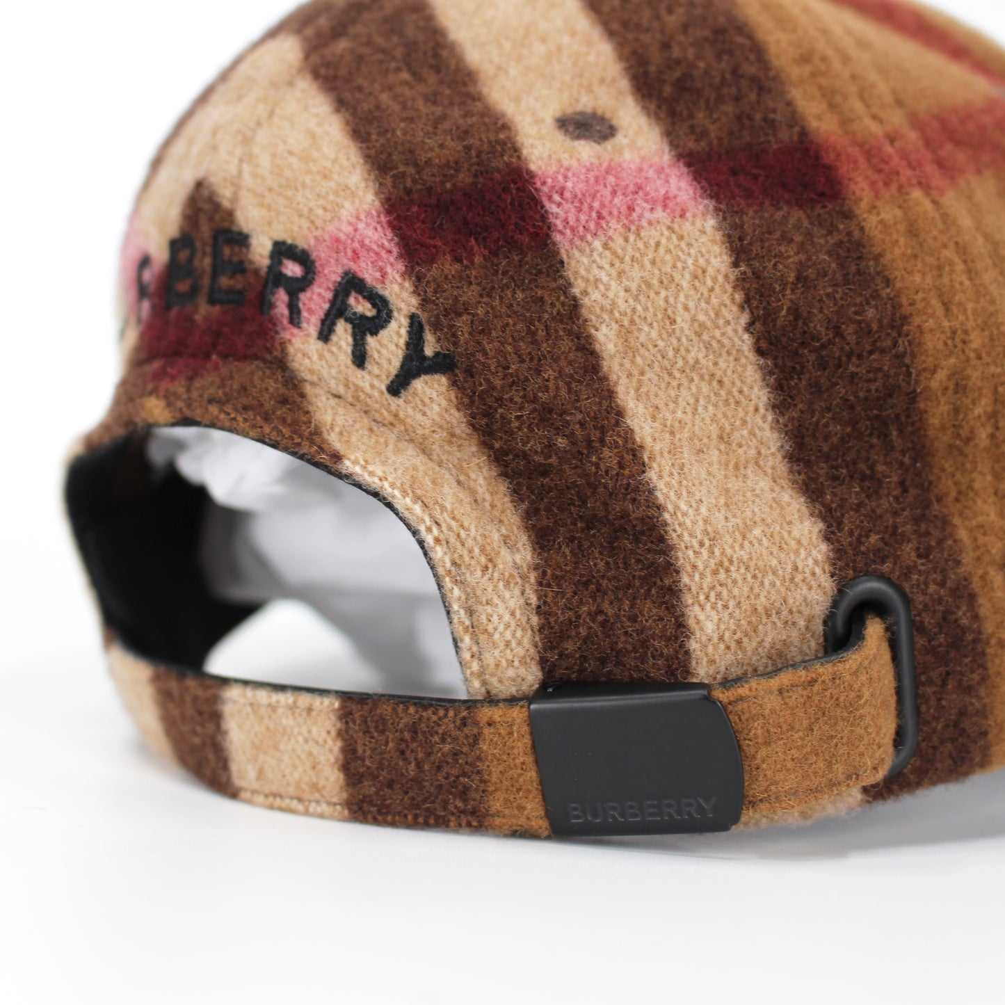Burberry Wool Check Baseball Cap