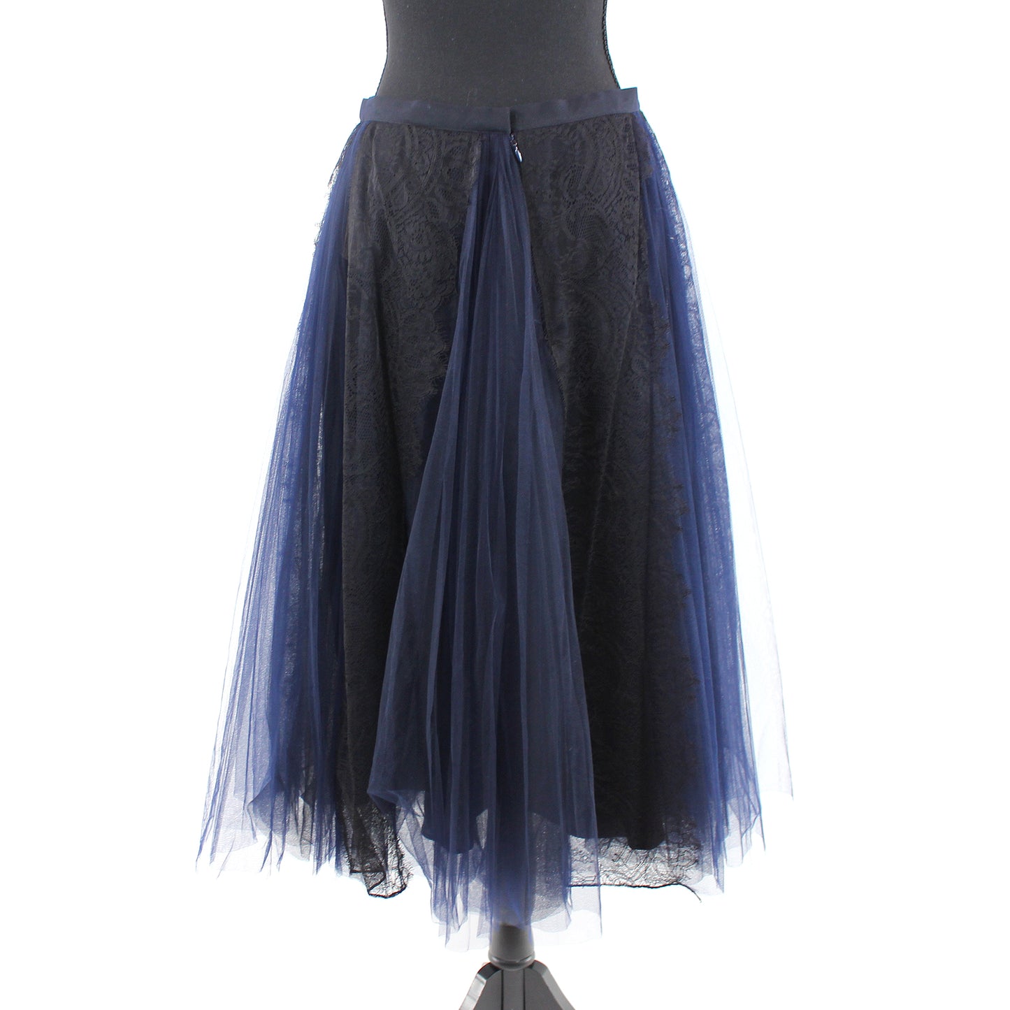Burberry Lace Panel Tulle Skirt