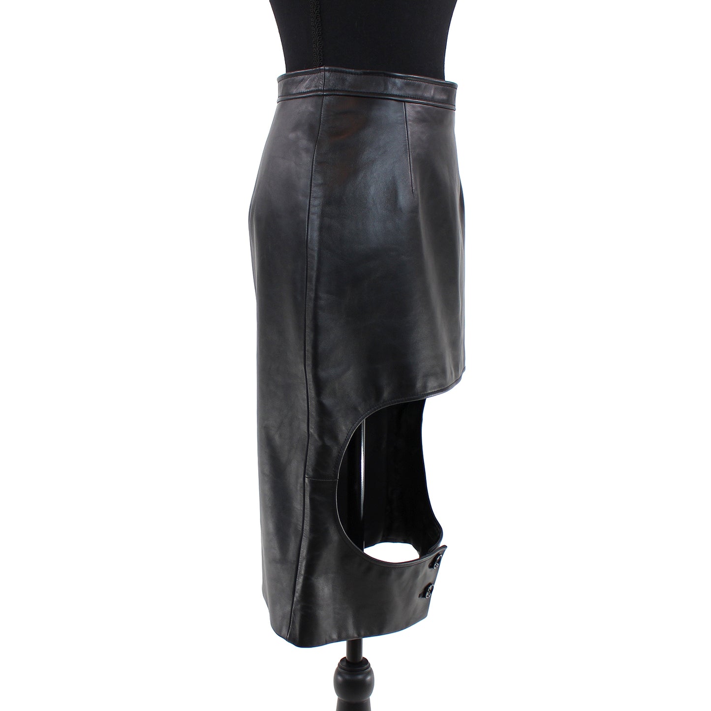 Burberry Florence Leather Pencil Skirt