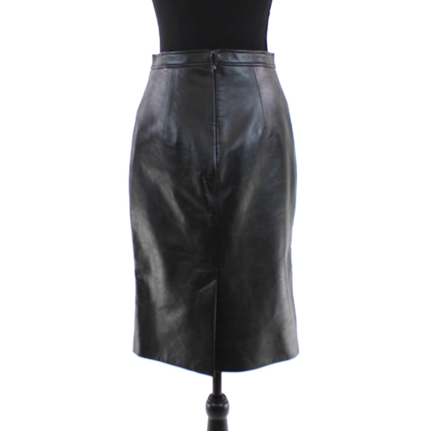 Burberry Florence Leather Pencil Skirt