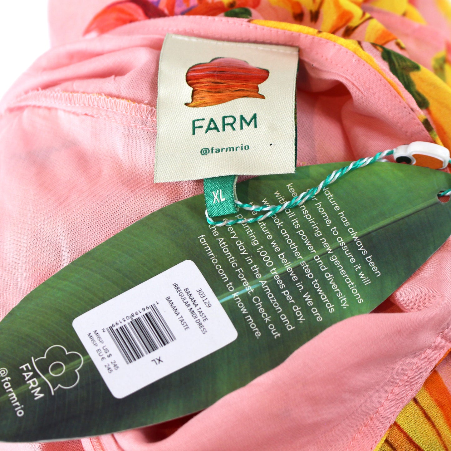 Farm Rio Banana Taste Dress