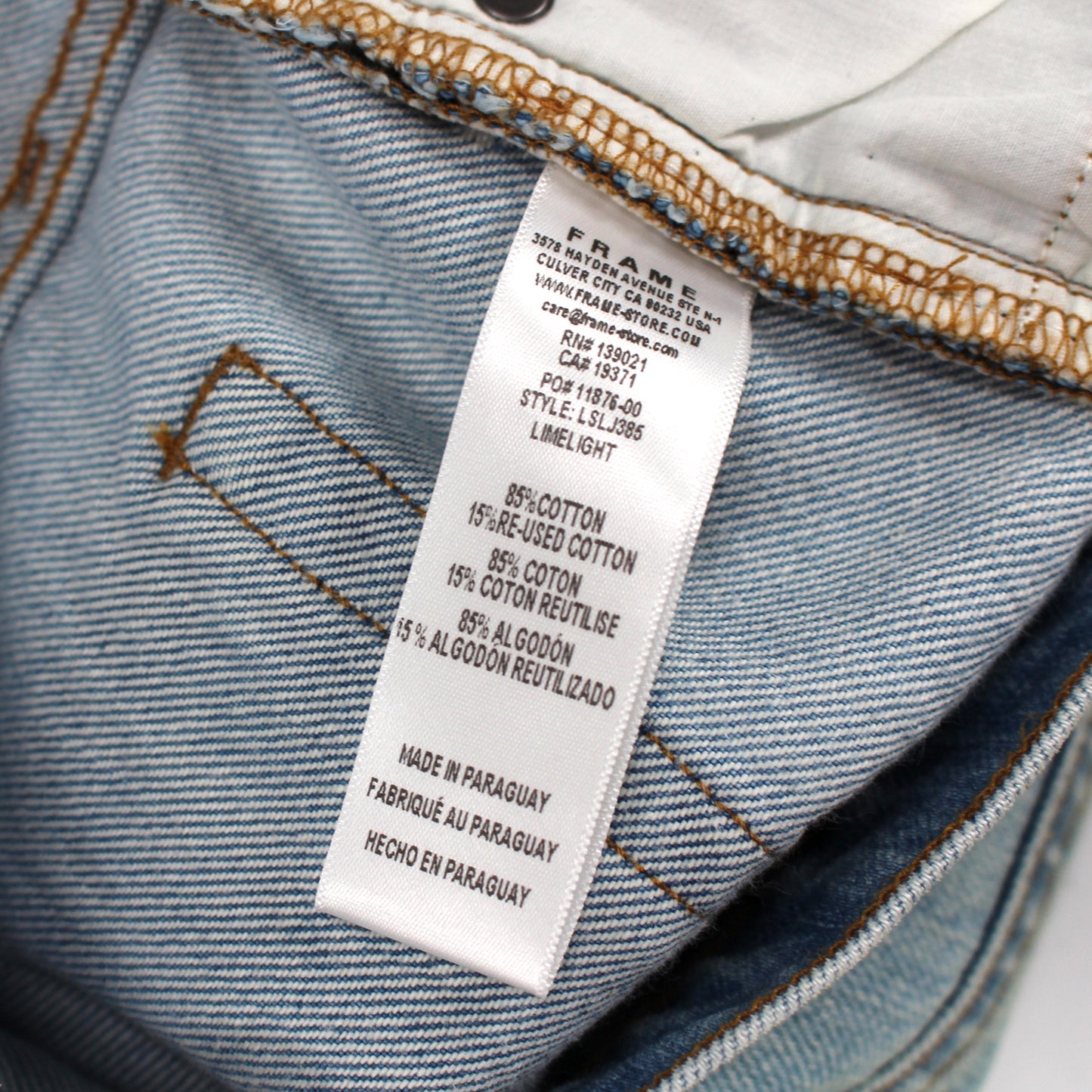 Frame Le Slouch Limelight Jeans