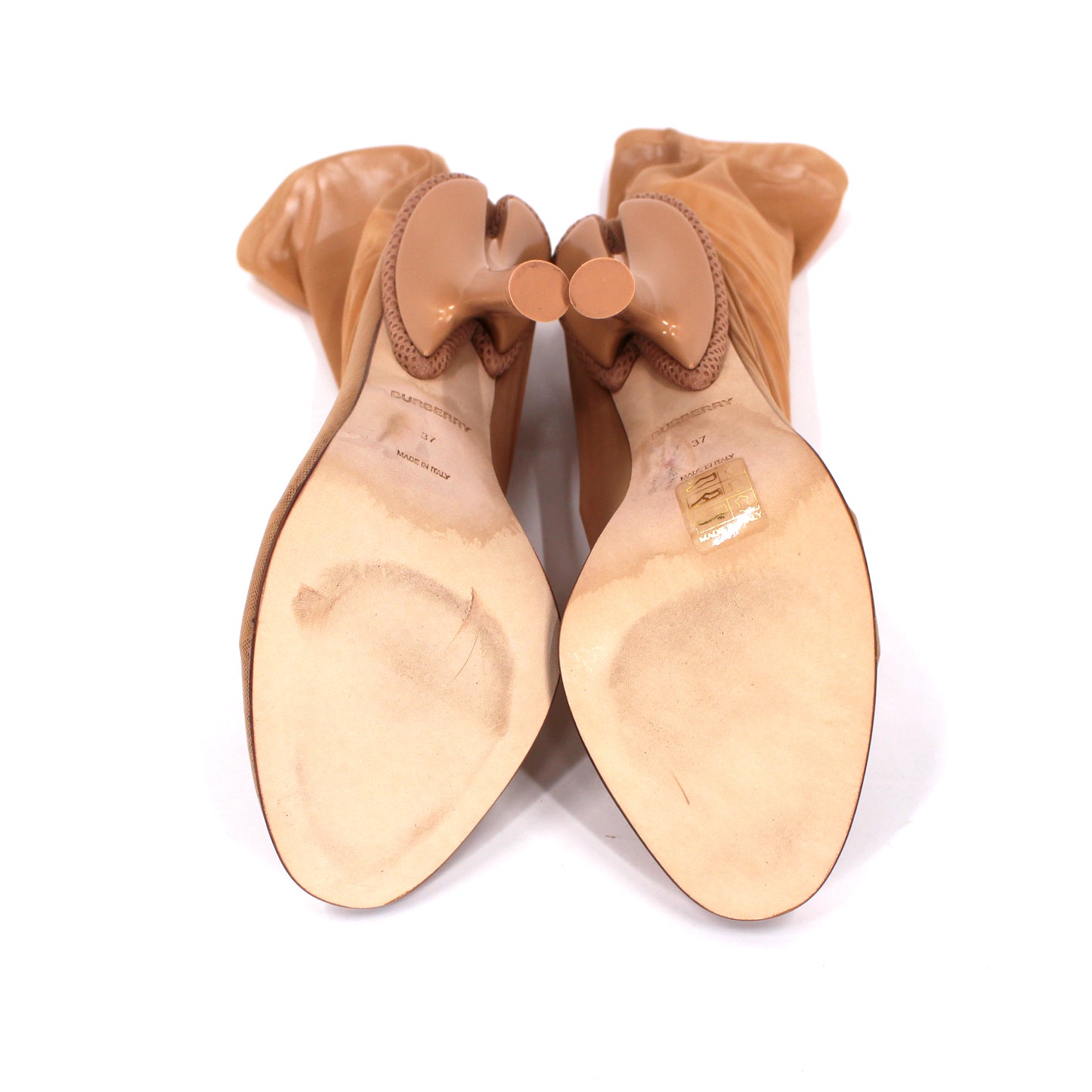 Burberry Mesh Tulle Sock Booties