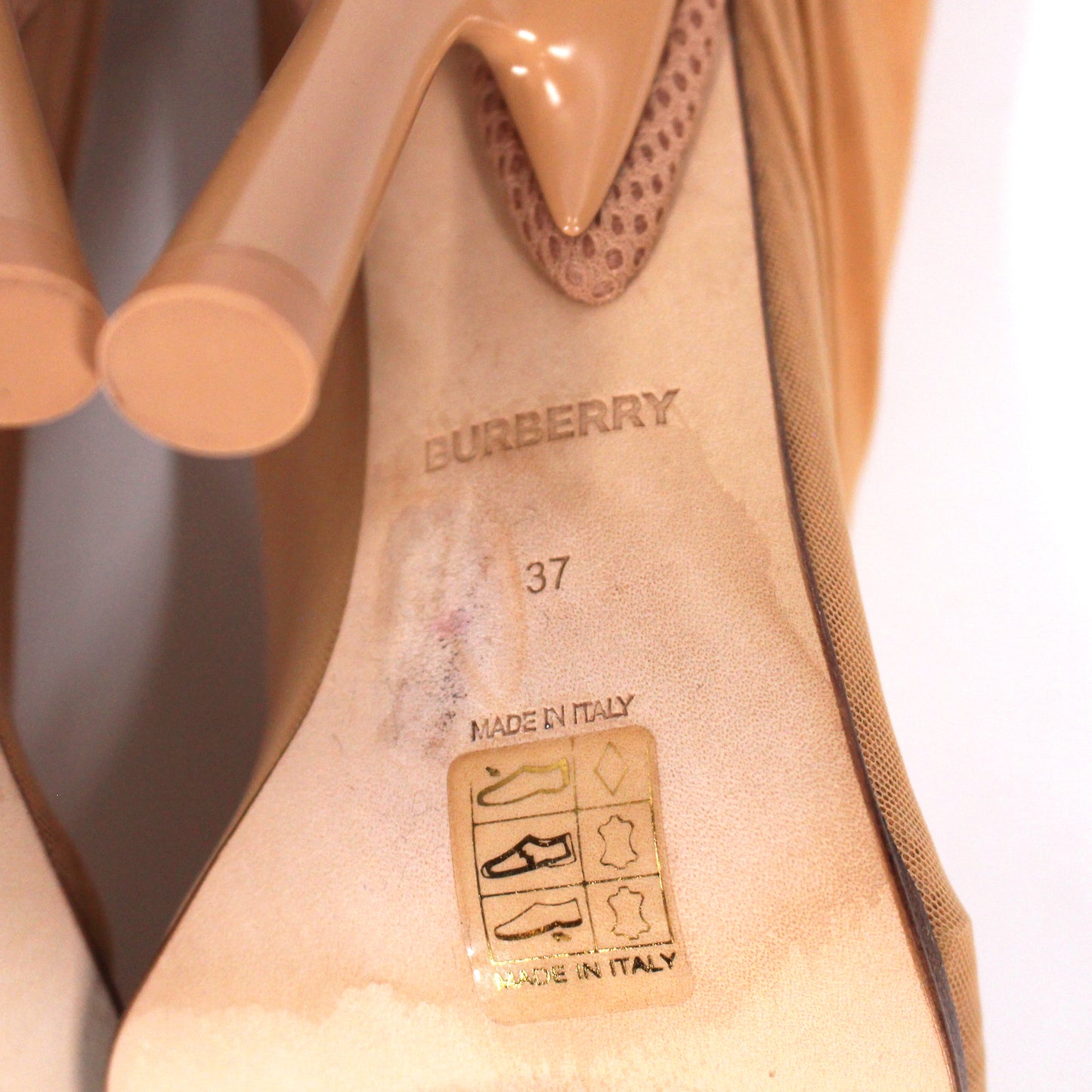 Burberry Mesh Tulle Sock Booties