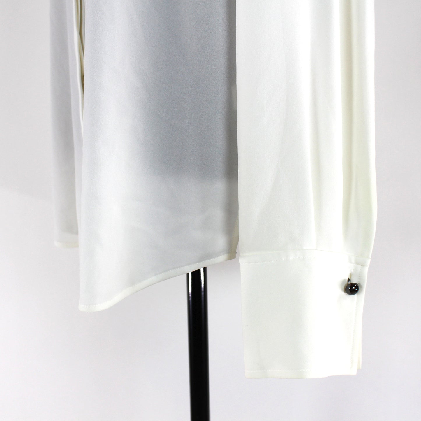 St. John Silk Tie Blouse