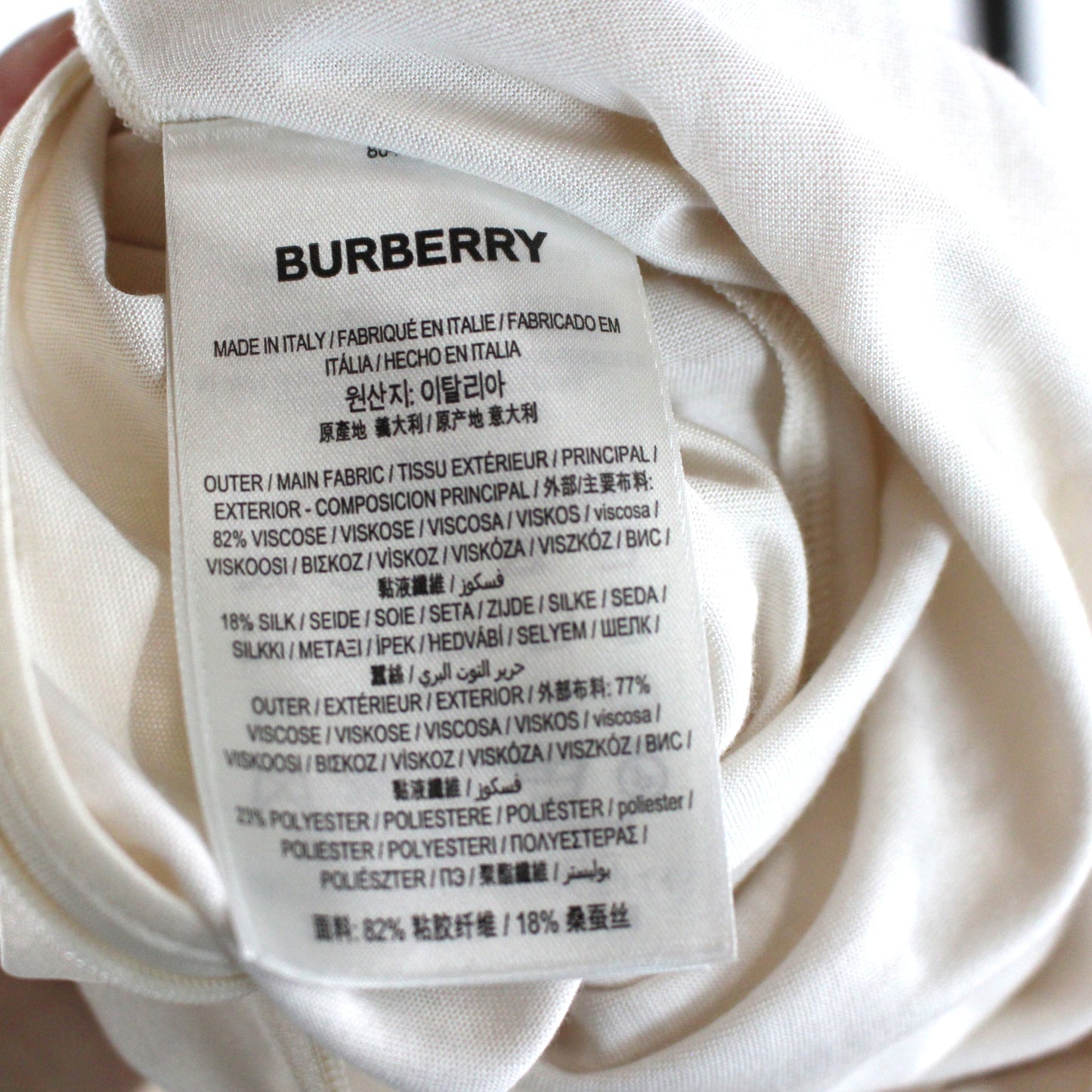 Burberry Star Draping Dress