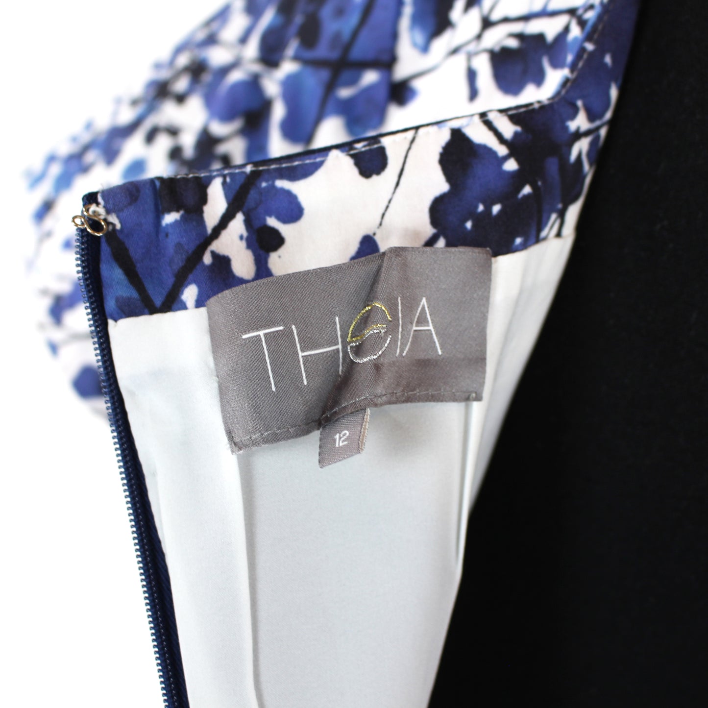 Theia Floral Sheath Dress