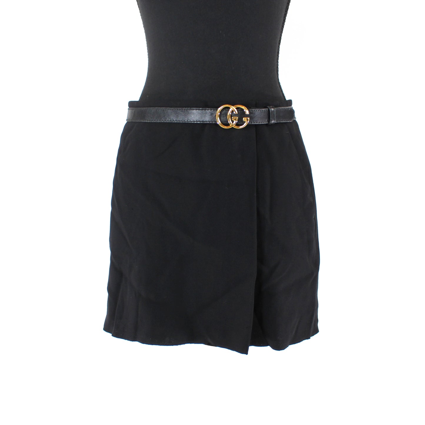 Gucci Wool Wrap Mini Skirt