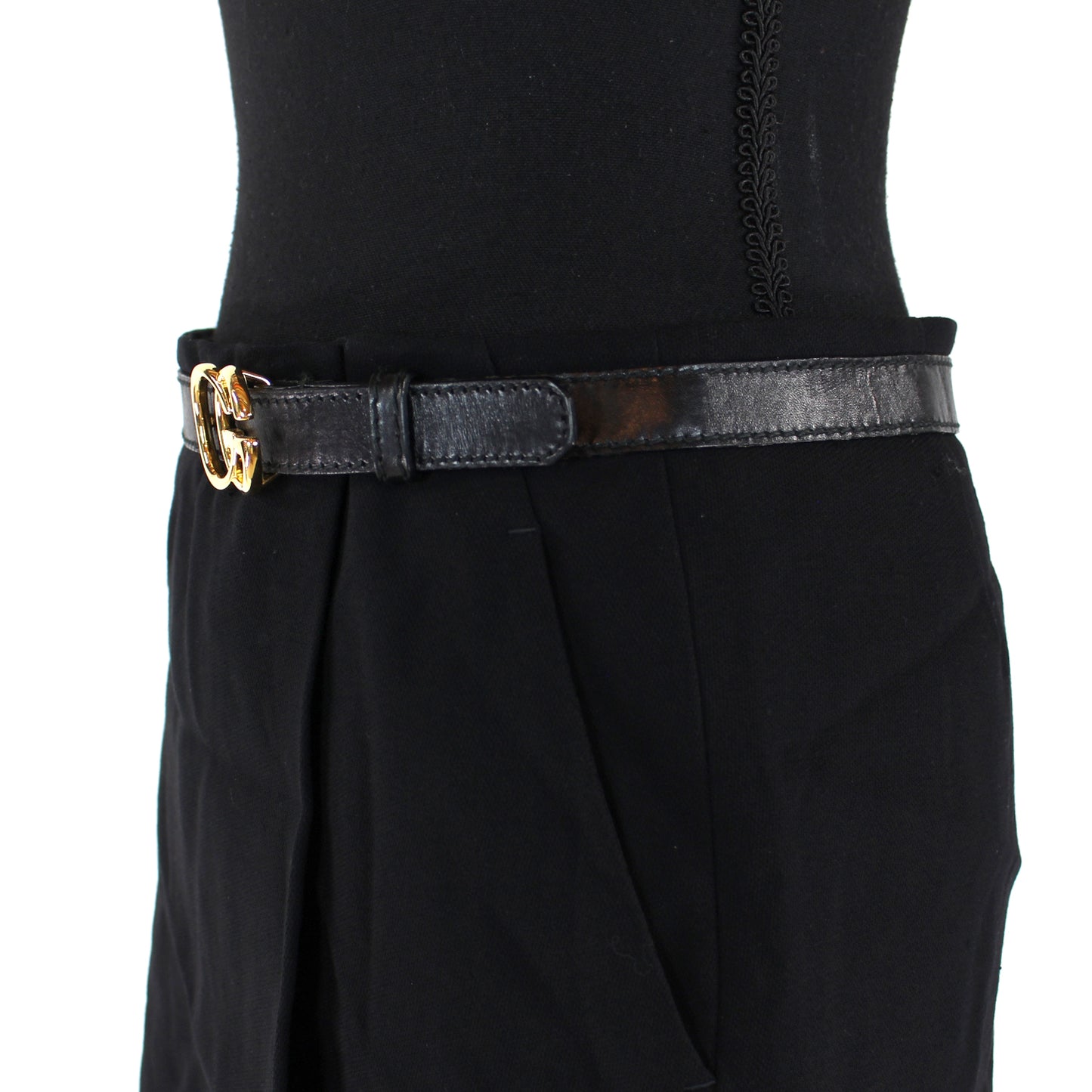 Gucci Wool Wrap Mini Skirt