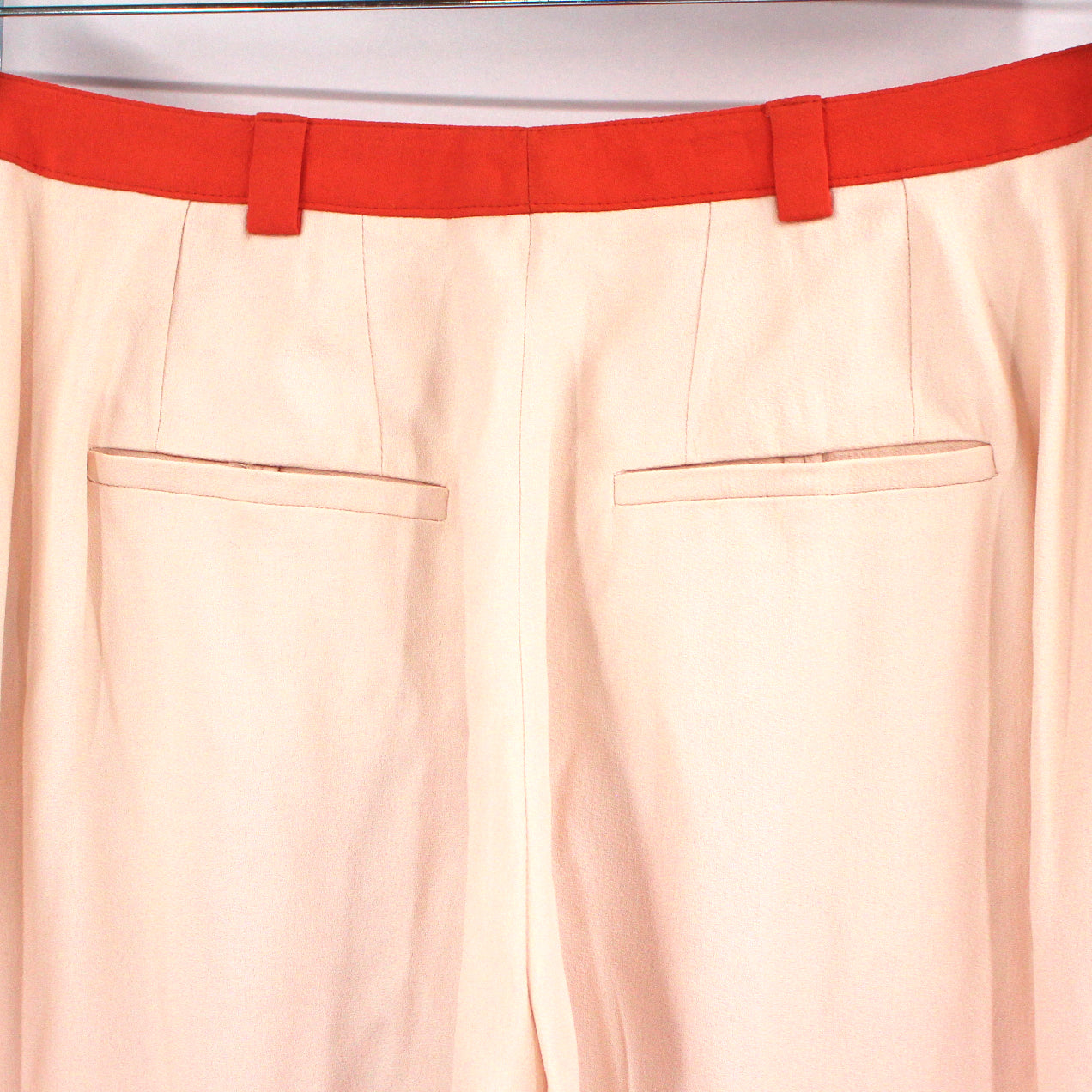 Fendi Color Block Crepe Pants