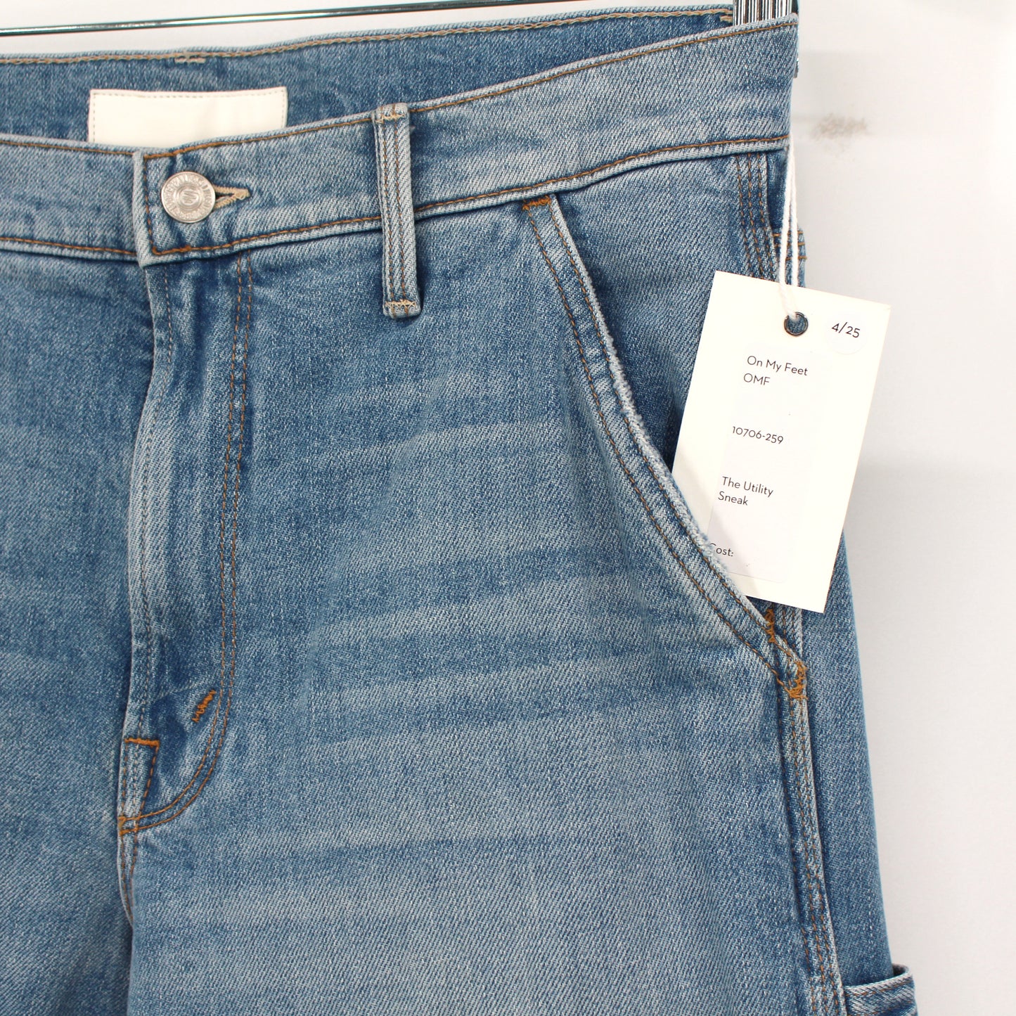 Mother The Utility Sneak Denim Jeans