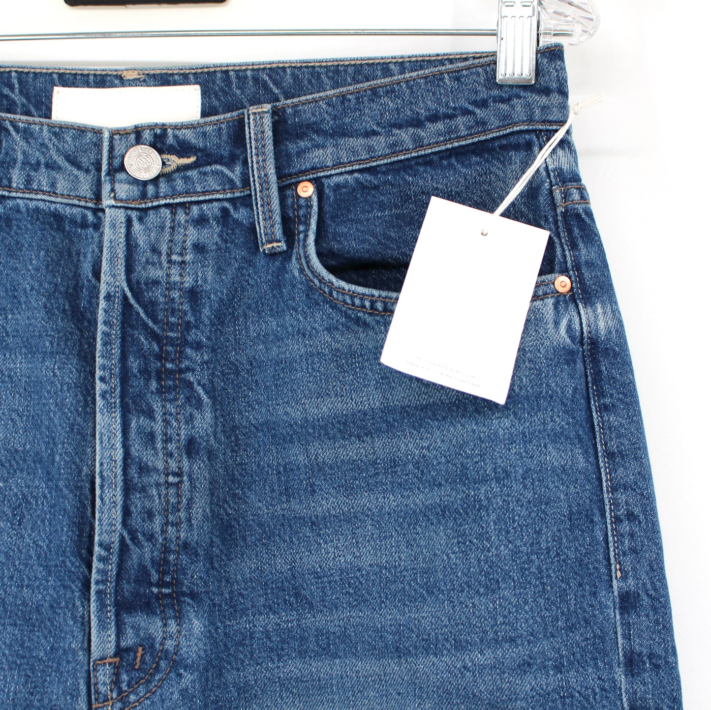 Mother Tune Up Hover Cuff Jeans
