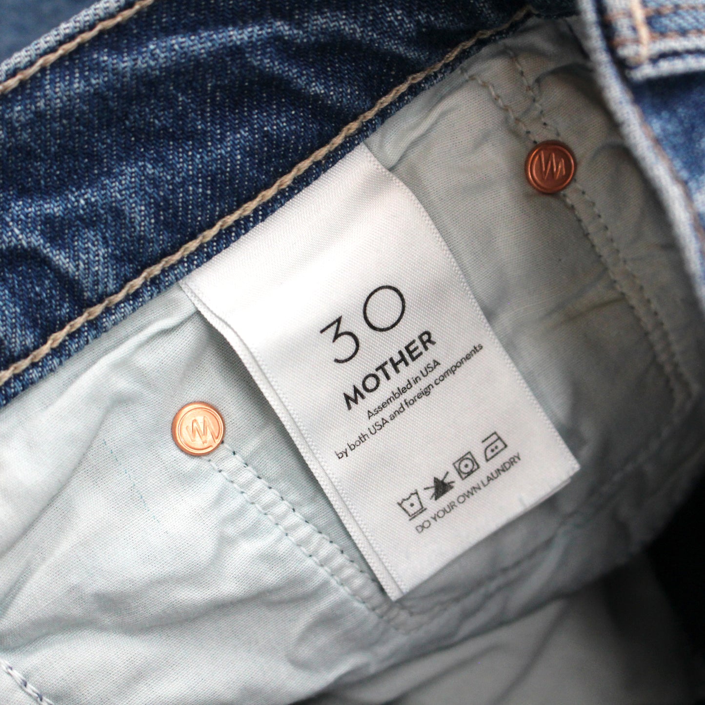 Mother Tune Up Hover Cuff Jeans