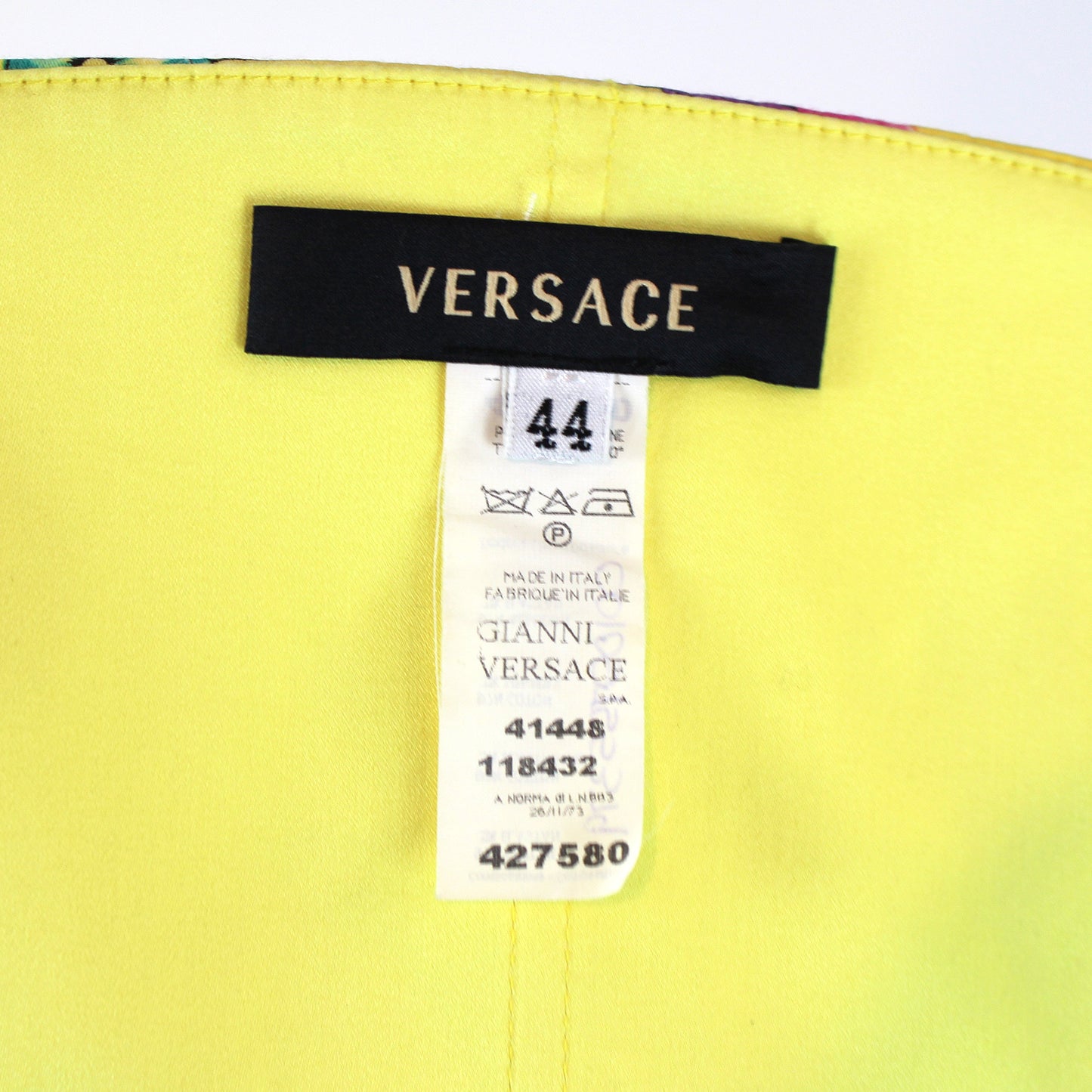 Versace Strapless Floral Corset