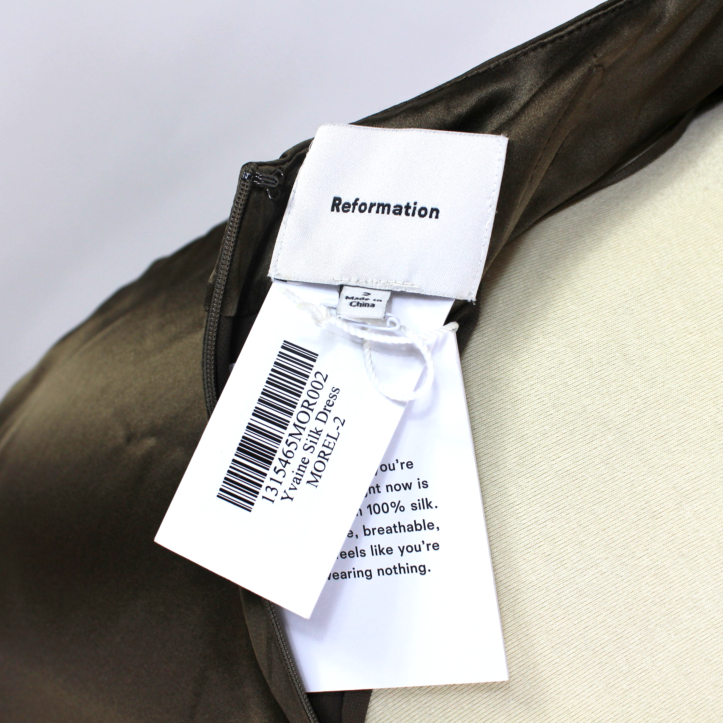 Reformation Yvaine Silk Dress